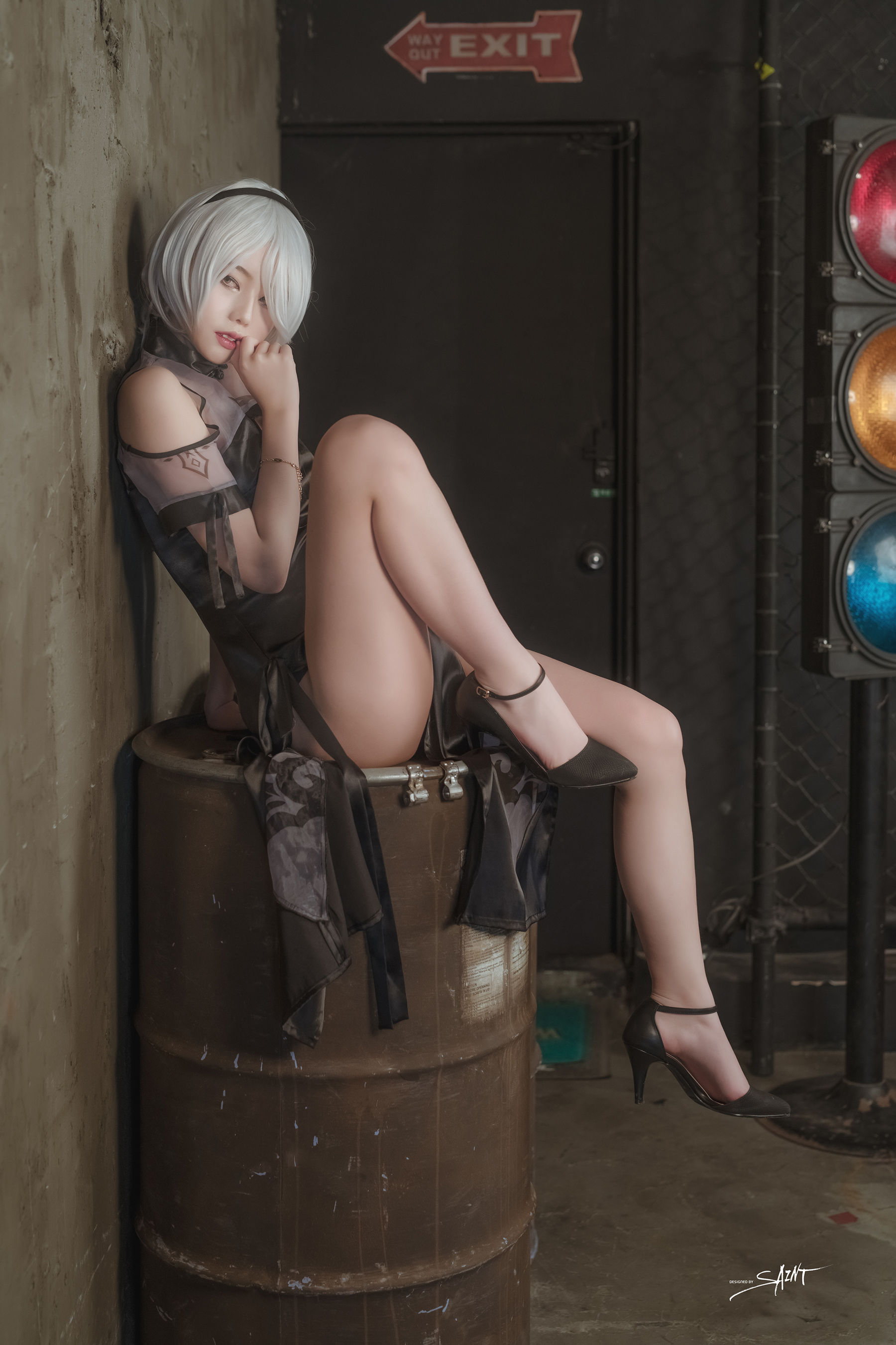 [saintphotolife]  Yuna - Yuna\'s Cos Vol.04 KDA Akali & Nier Automata