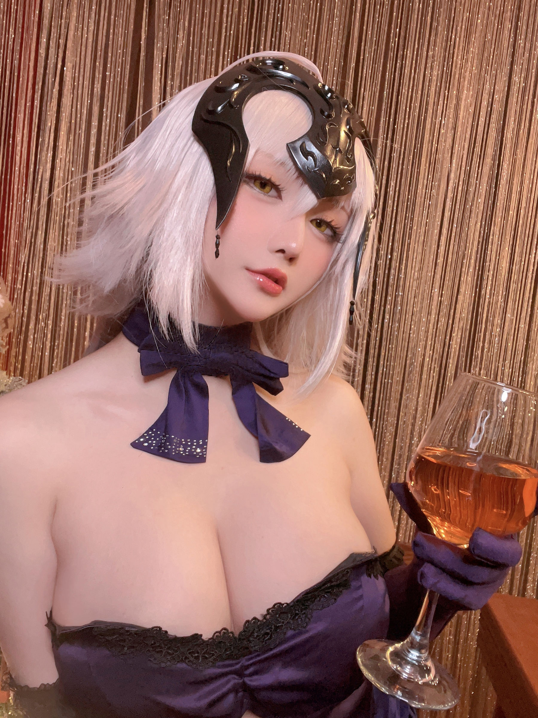 [福利COS] Coser小姐姐星之迟迟 - 圣诞节 黑贞