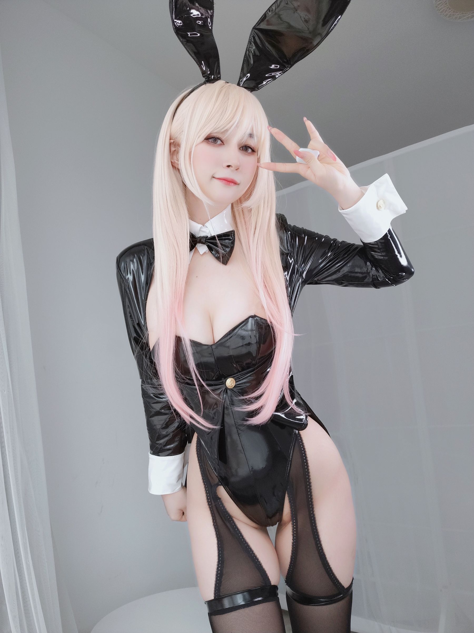 [福利COS] Coser小姐姐白银 - 喜多川海梦 兔女郎