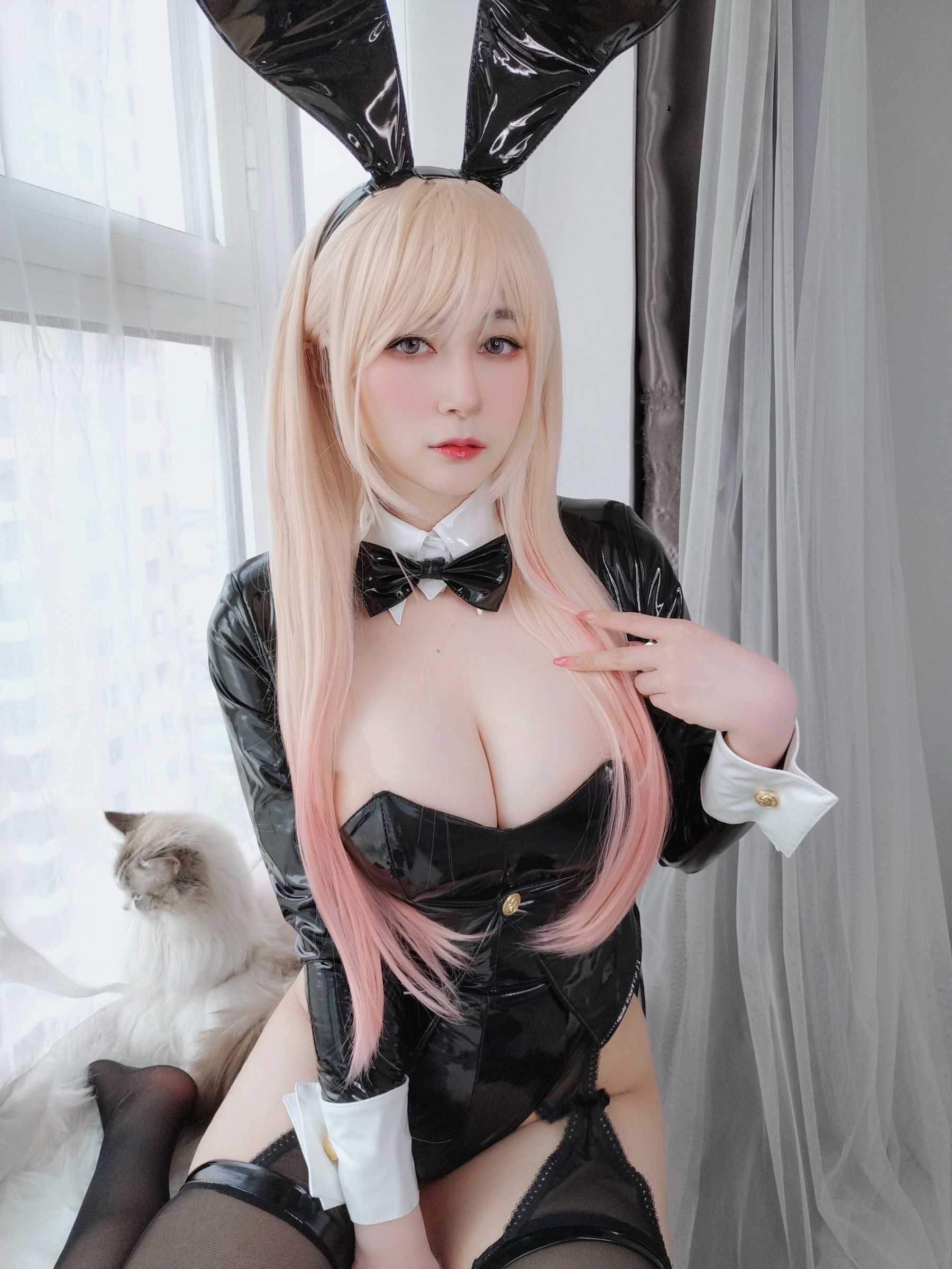 [福利COS] Coser小姐姐白银 - 喜多川海梦 兔女郎