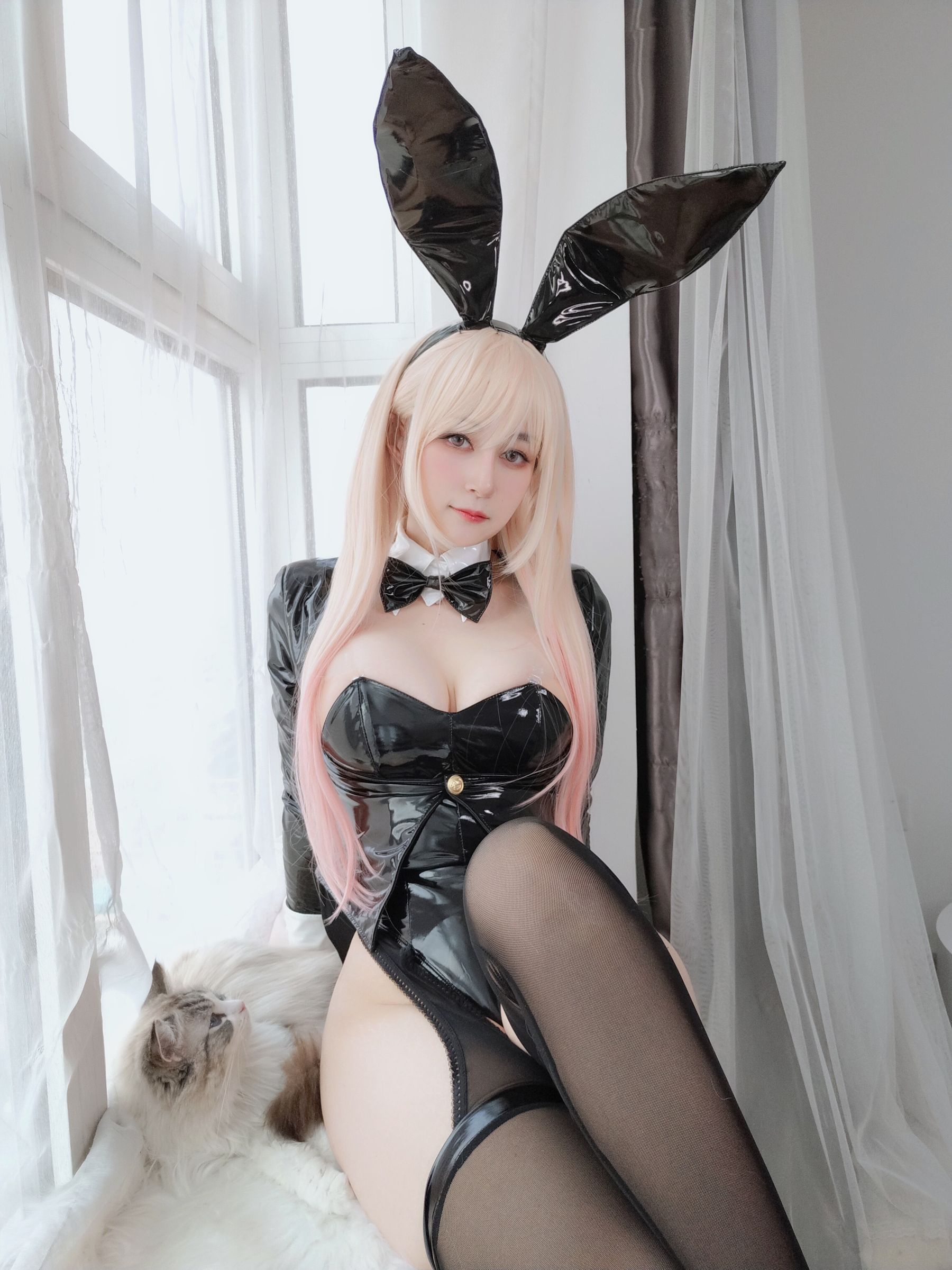 [福利COS] Coser小姐姐白银 - 喜多川海梦 兔女郎