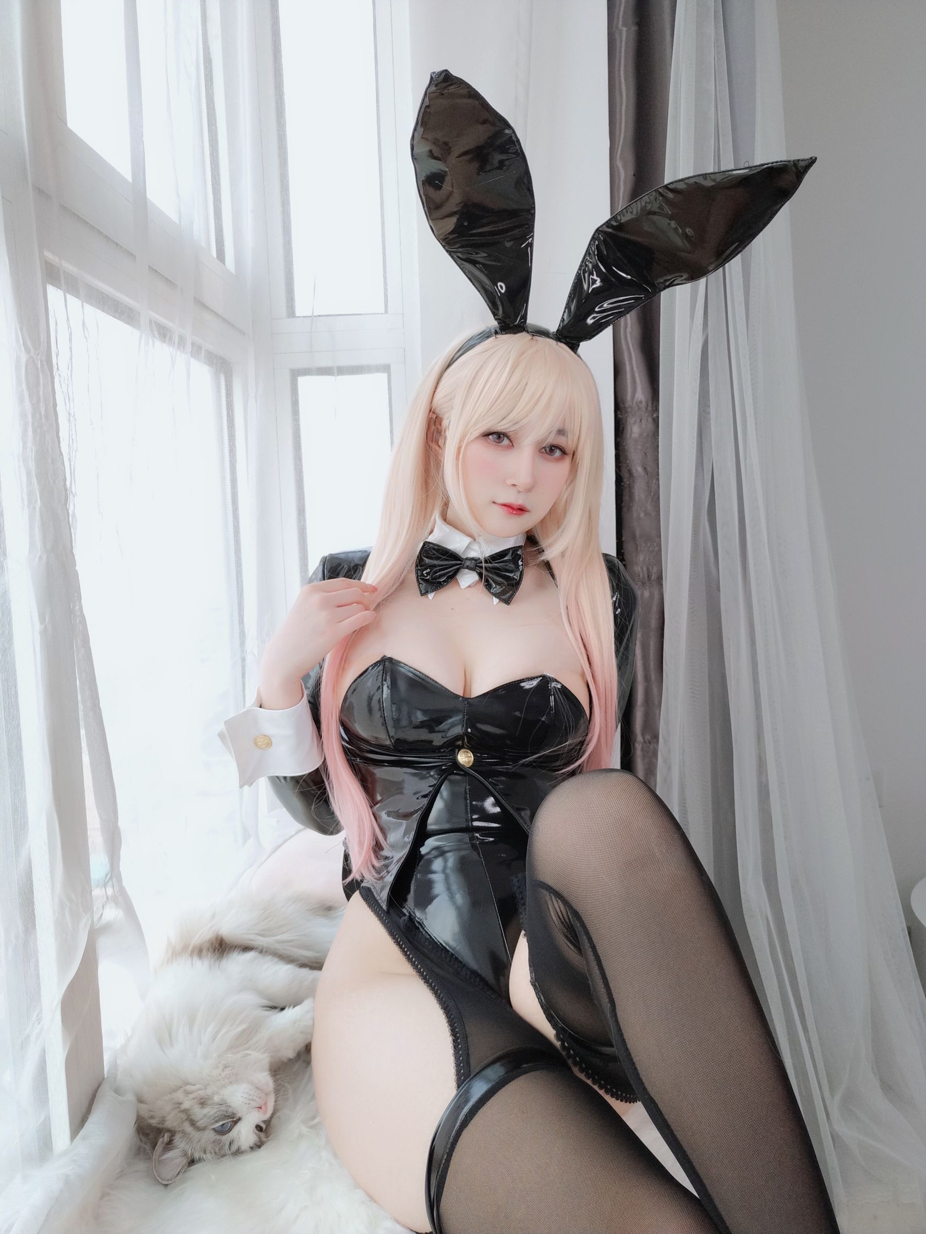 [福利COS] Coser小姐姐白银 - 喜多川海梦 兔女郎
