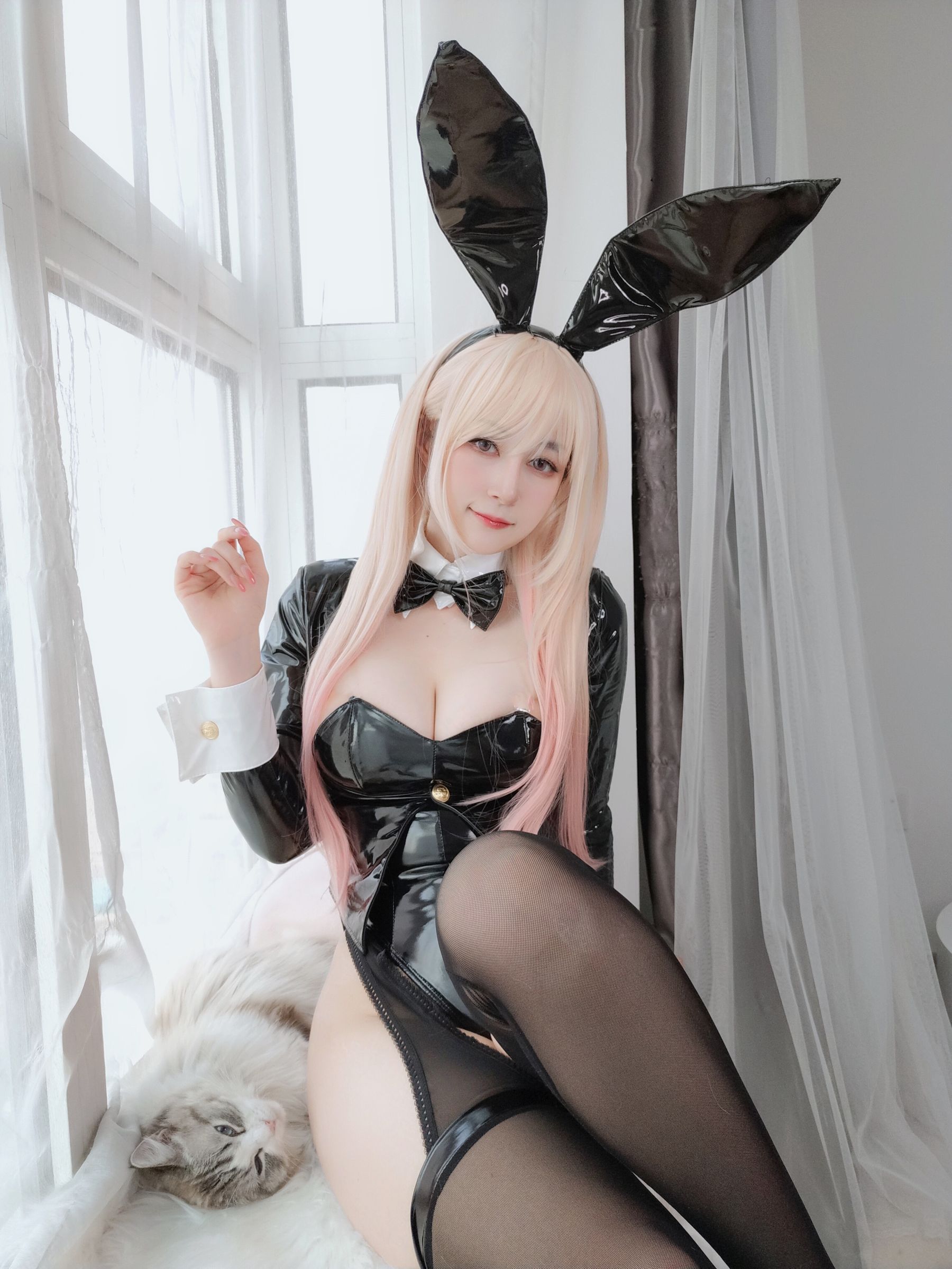 [福利COS] Coser小姐姐白银 - 喜多川海梦 兔女郎