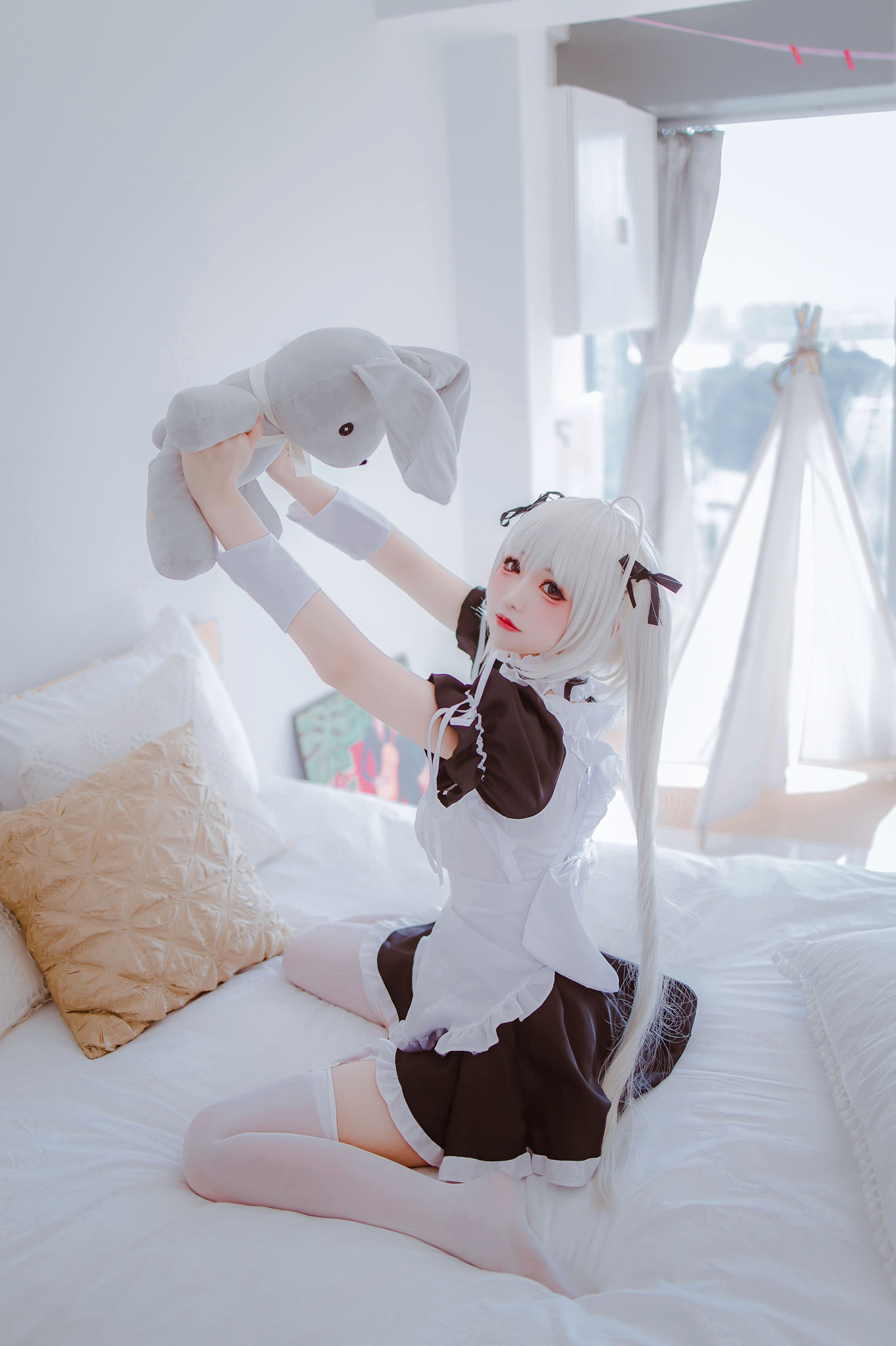 [福利COS] Coser衣衣 - 穹妹女仆