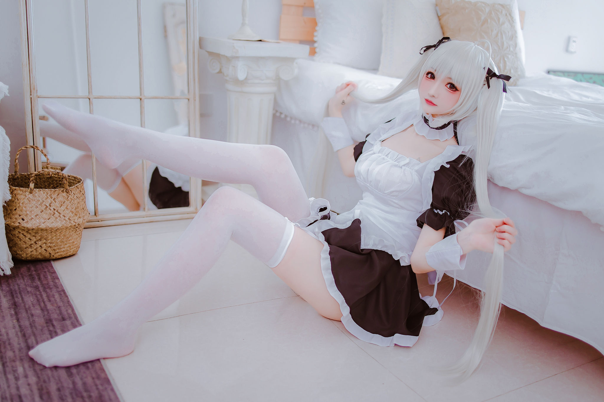[福利COS] Coser衣衣 - 穹妹女仆