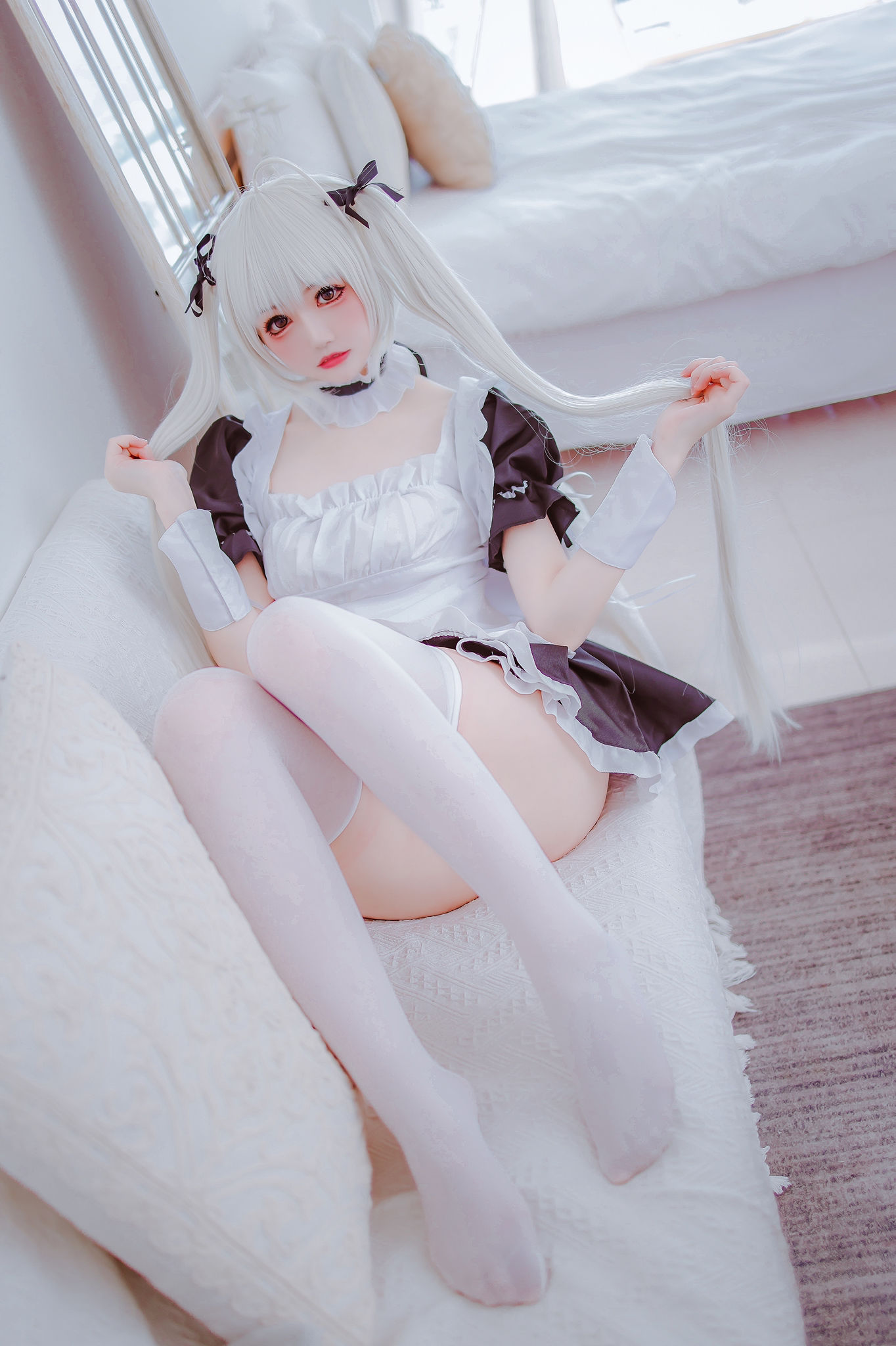 [福利COS] Coser衣衣 - 穹妹女仆