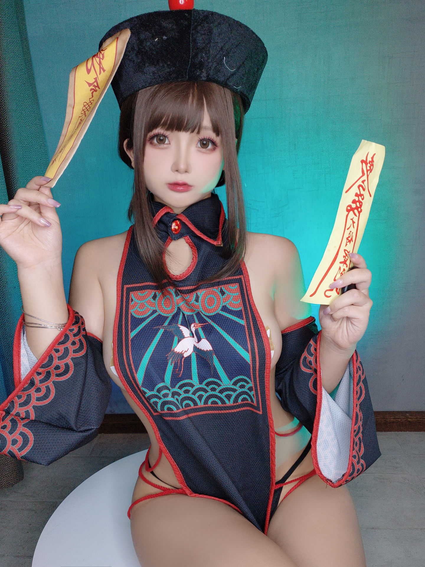 [福利COS] Cosplay日奈娇 - 万圣节 小僵尸