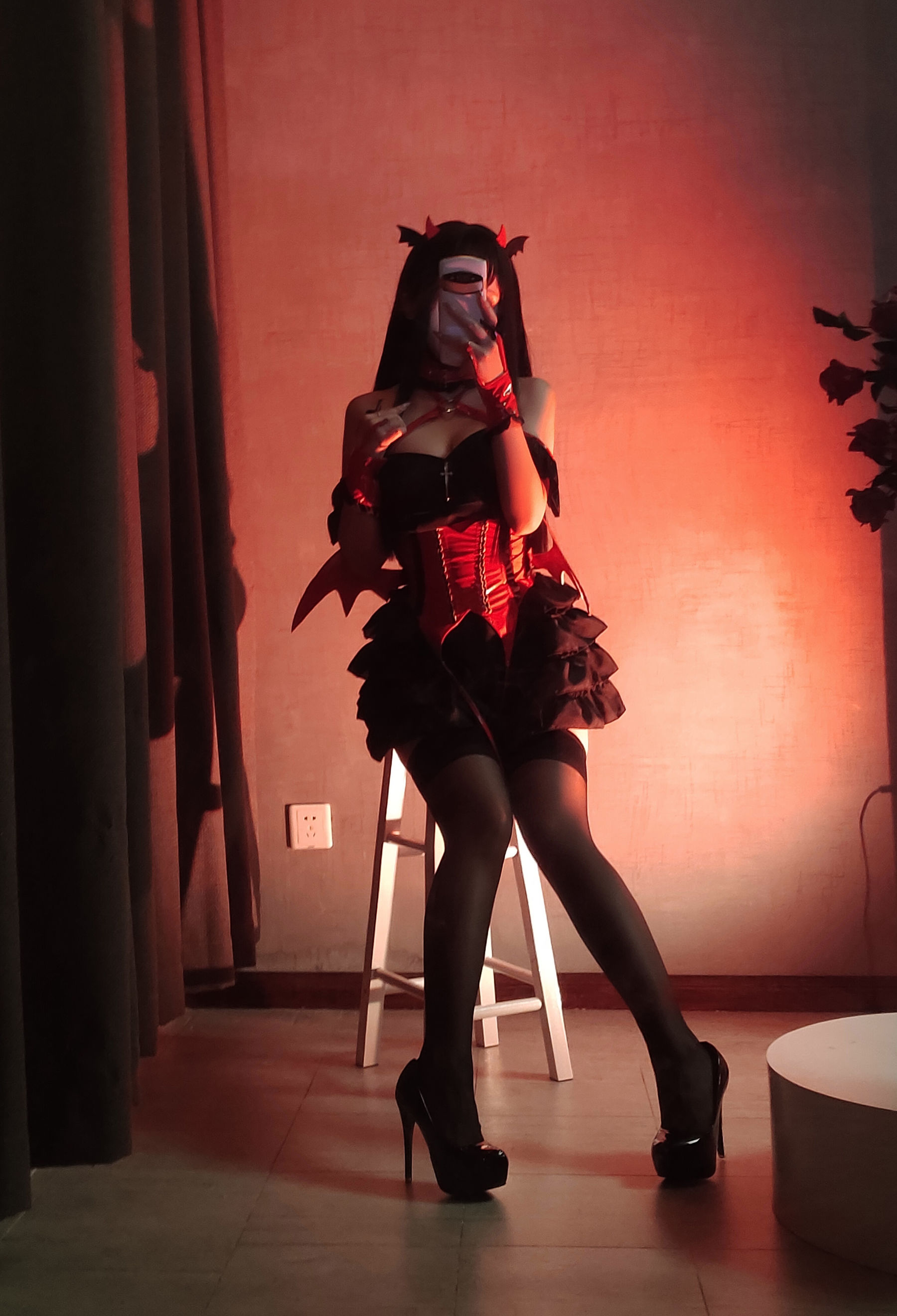 [福利COS] Cosplay日奈娇 - 万圣节 小恶魔