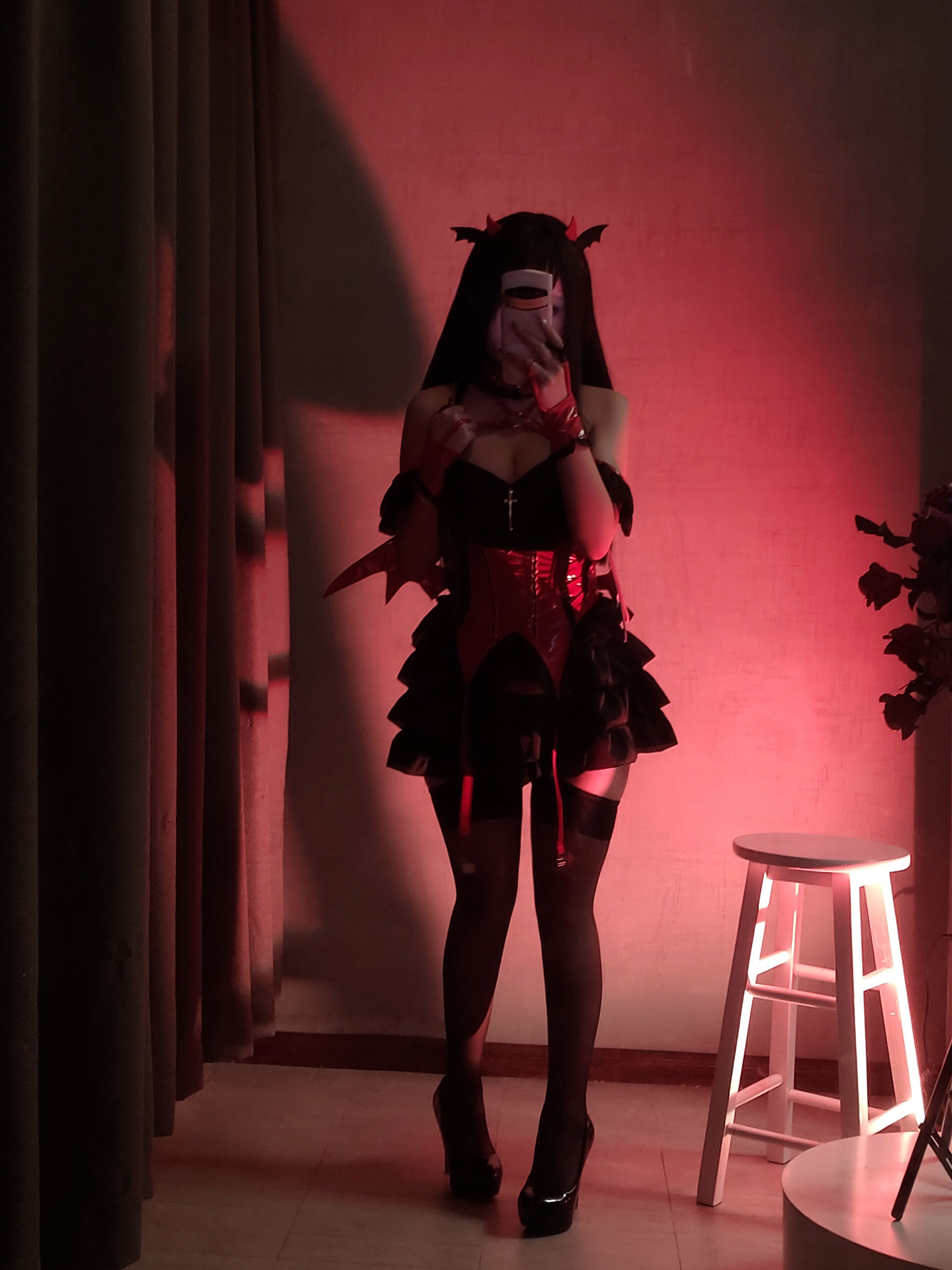 [福利COS] Cosplay日奈娇 - 万圣节 小恶魔