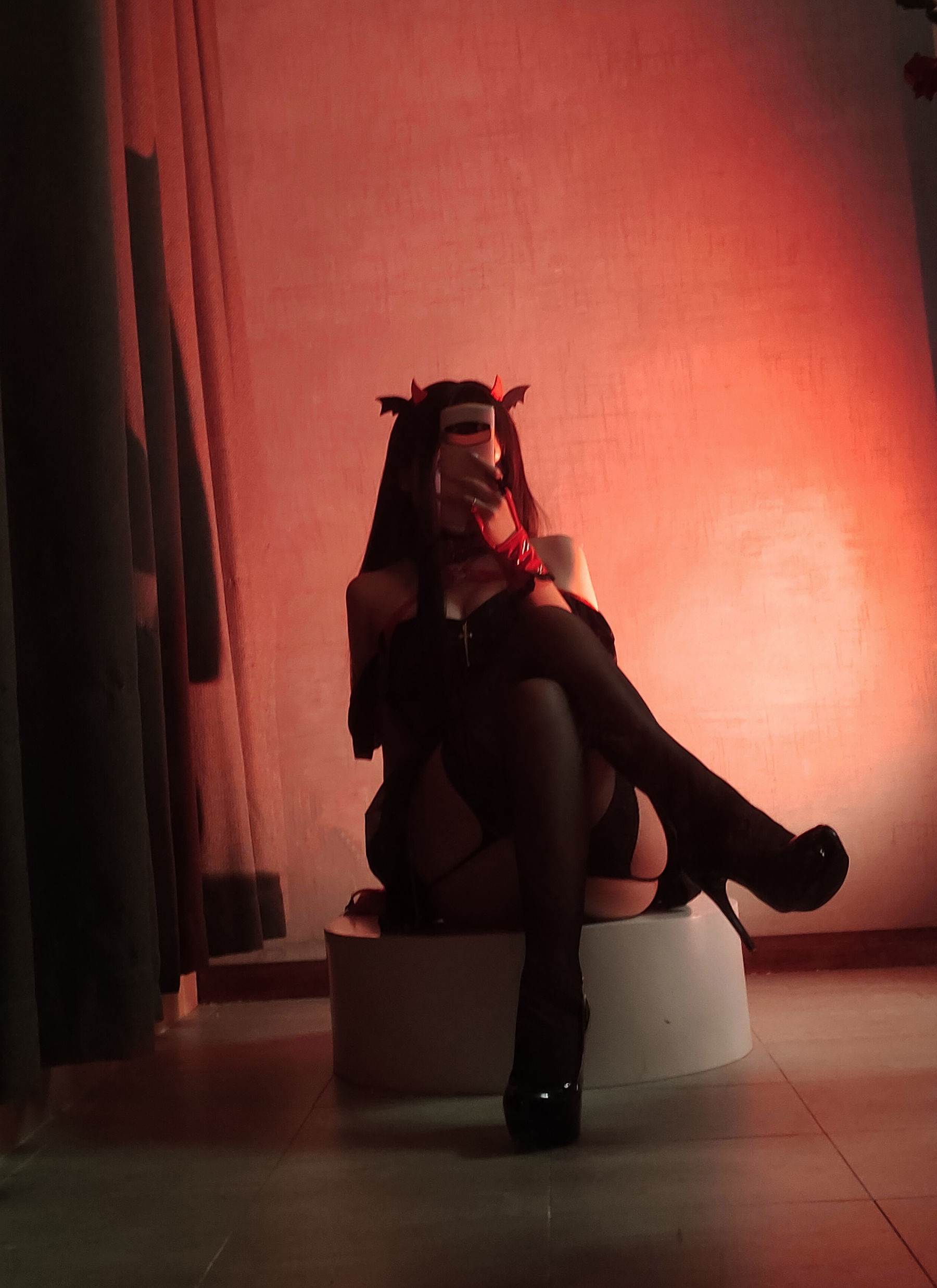 [福利COS] Cosplay日奈娇 - 万圣节 小恶魔