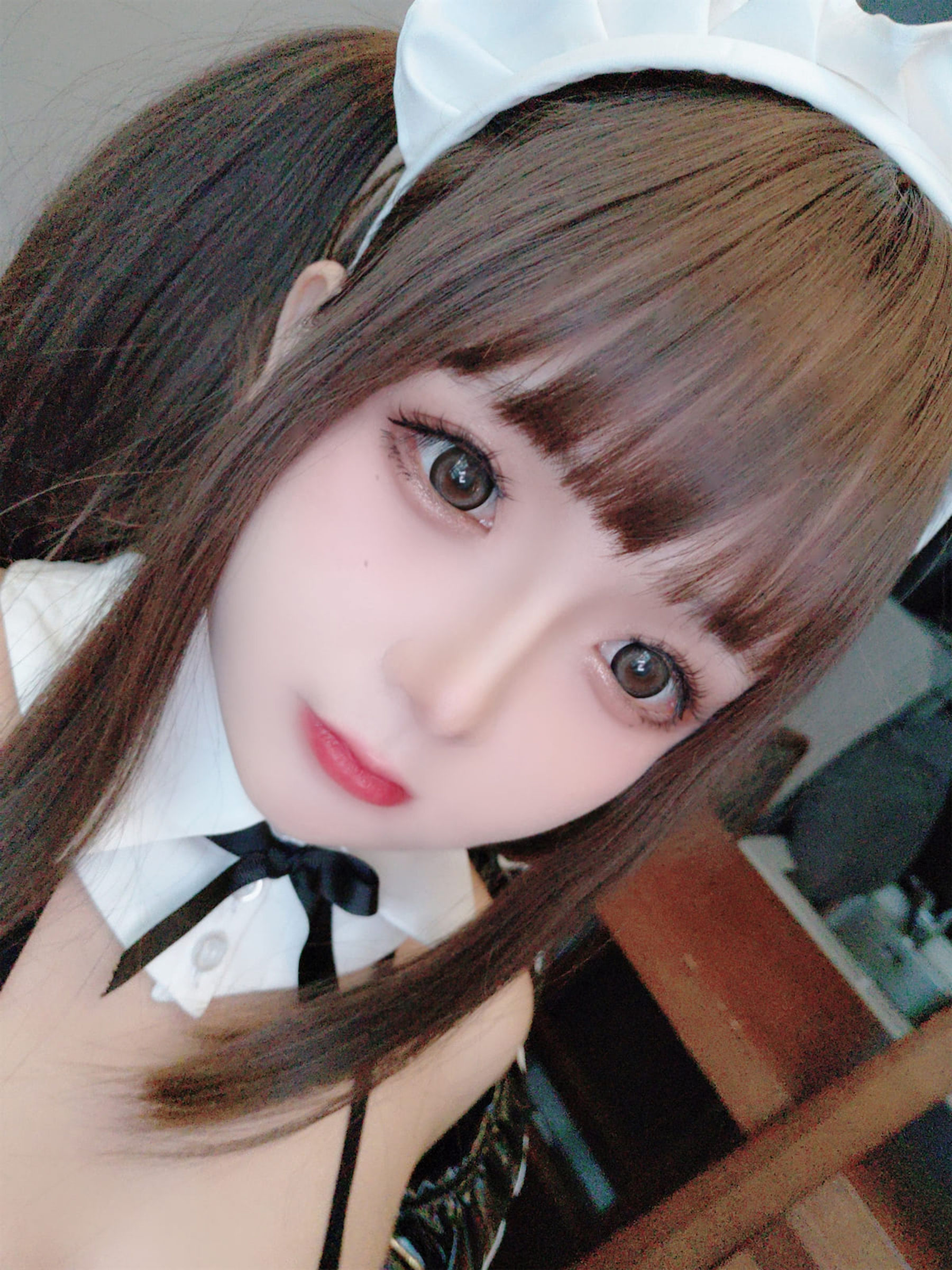 [福利COS] Cosplay日奈娇 - 皮质女仆