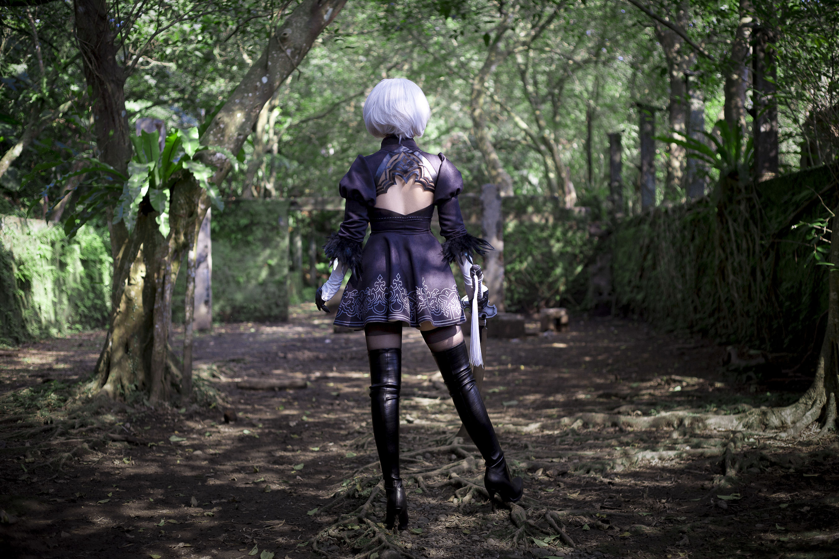 [福利COS] Cos妹子千寻 - 2B