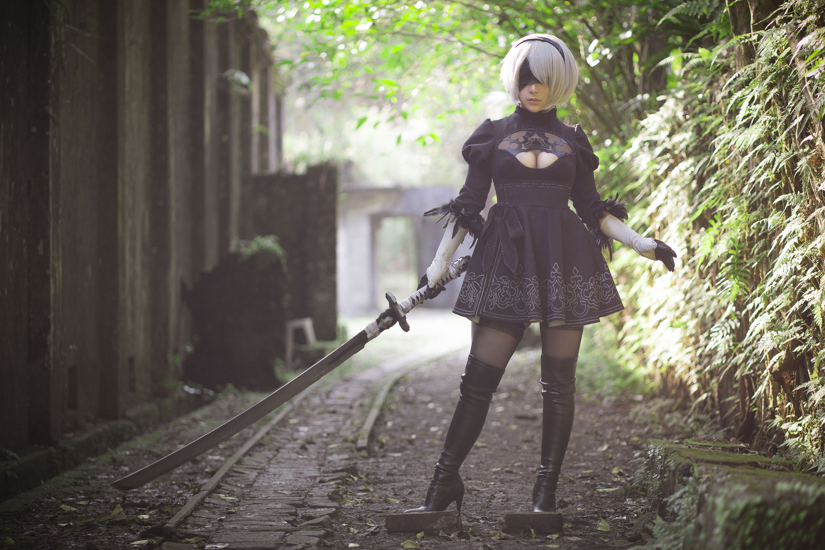 [福利COS] Cos妹子千寻 - 2B
