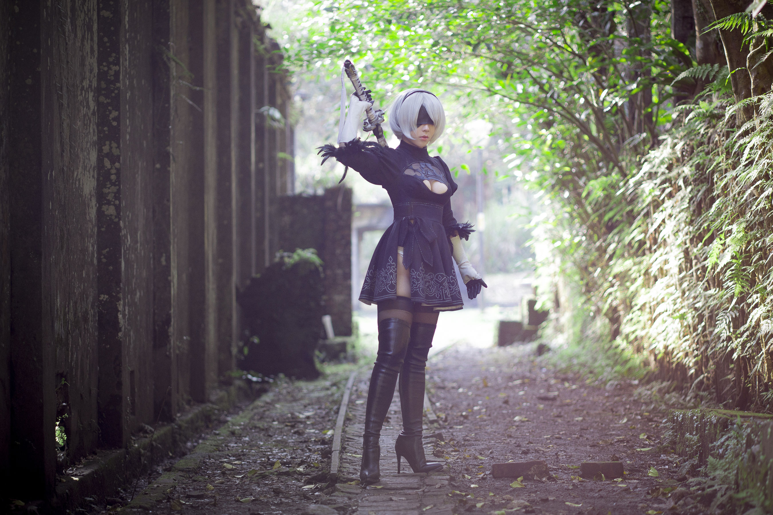 [福利COS] Cos妹子千寻 - 2B