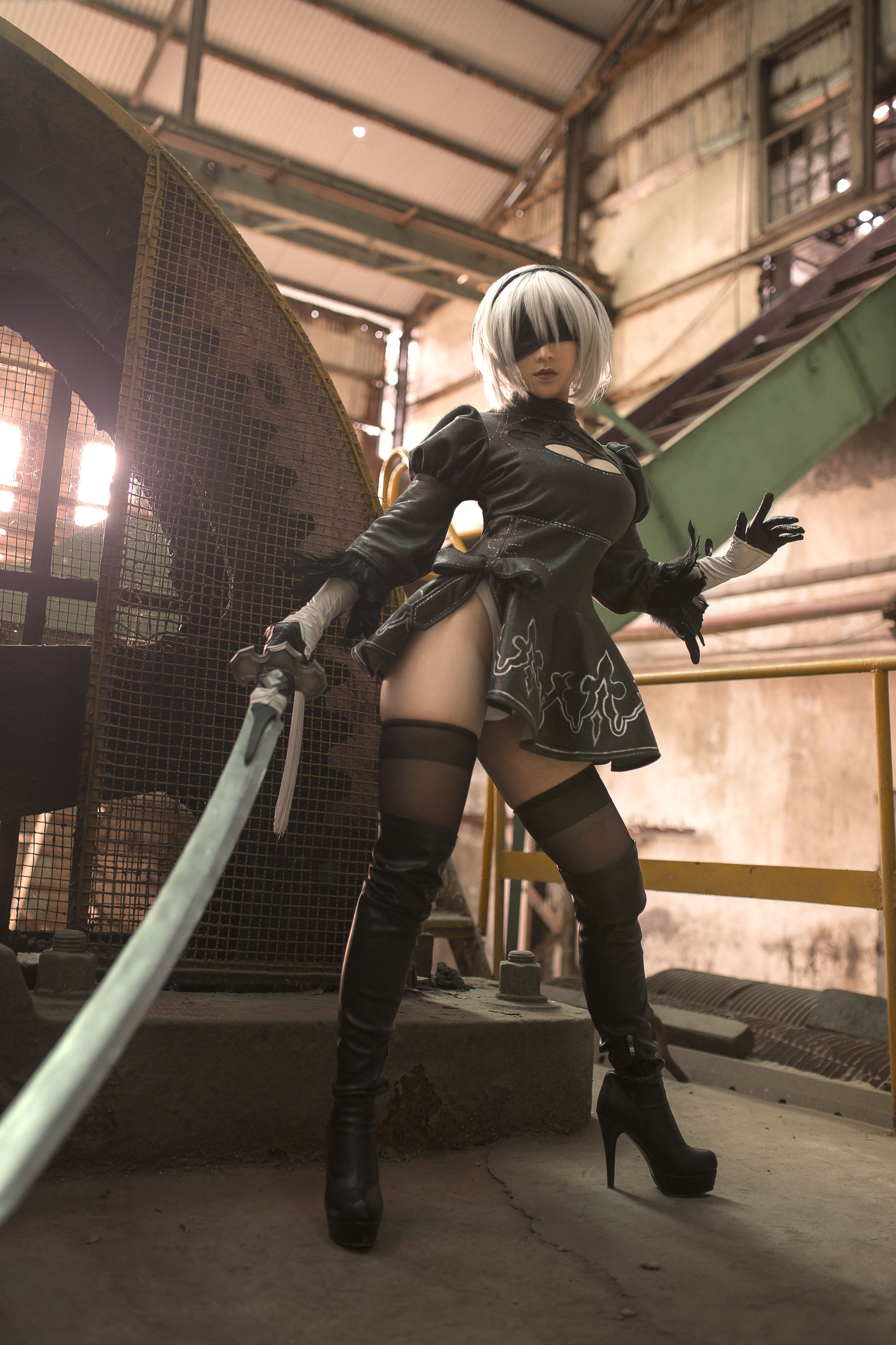 [福利COS] Cos妹子千寻 - 2B