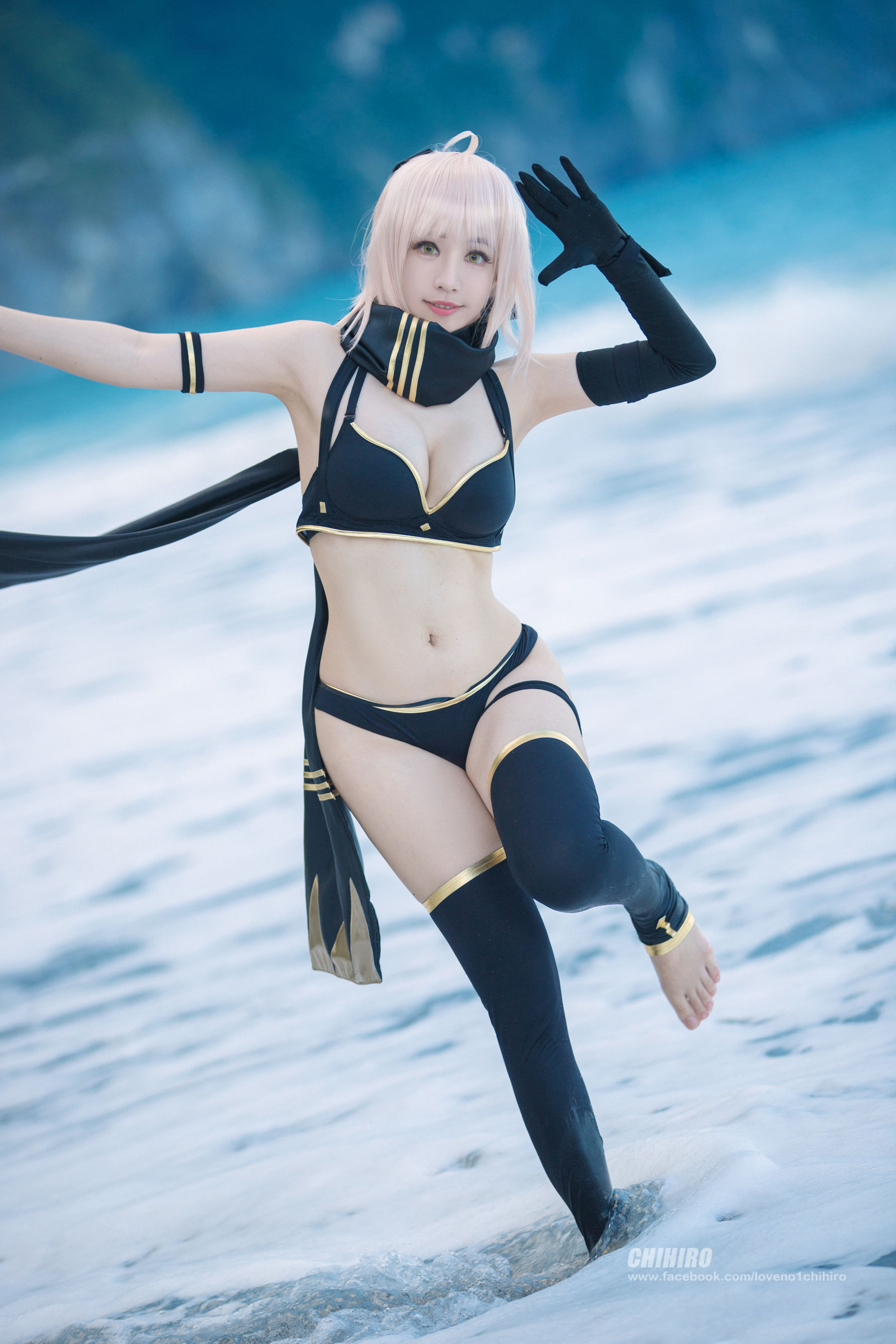 [福利COS] Cos妹子千寻 - 冲田总司