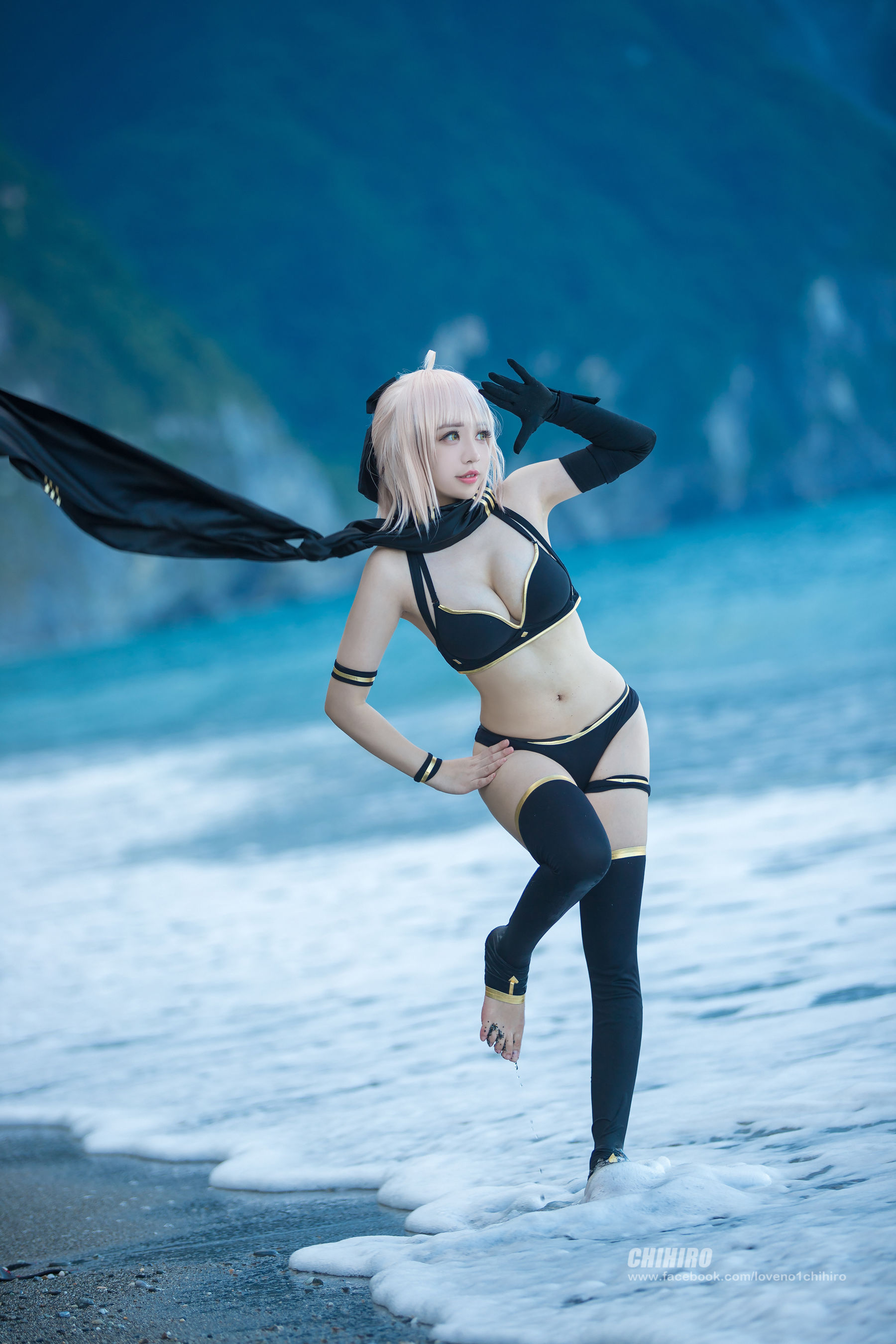 [福利COS] Cos妹子千寻 - 冲田总司