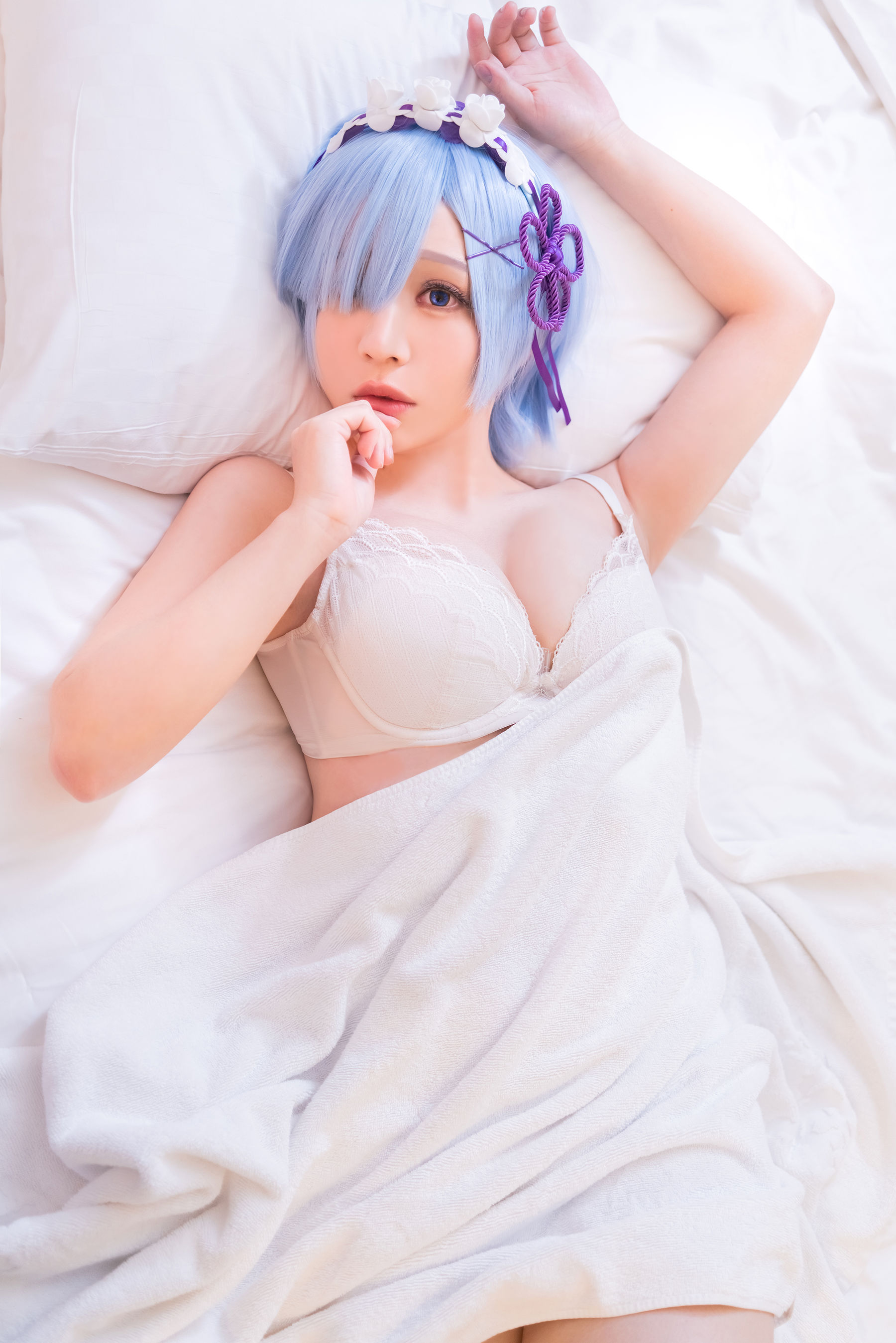 [福利COS] Cos妹子千寻 - 蕾姆Rem