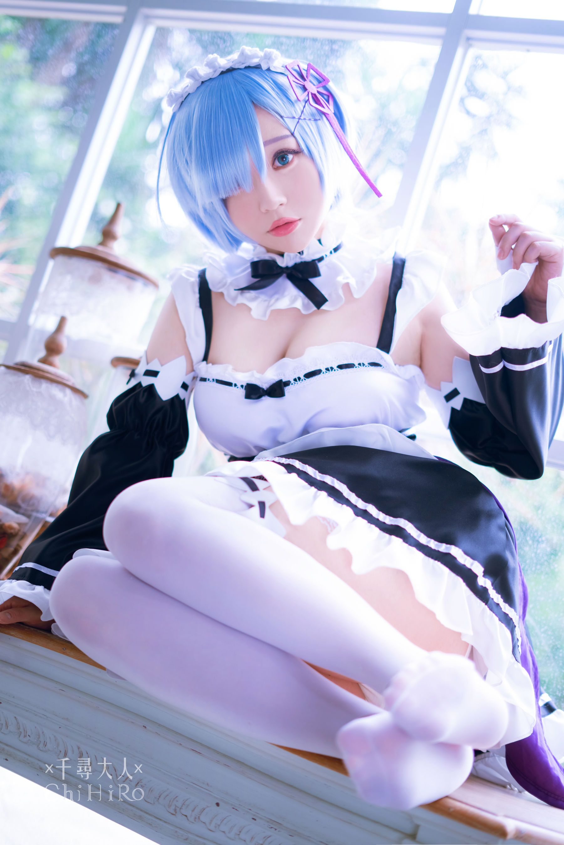 [福利COS] Cos妹子千寻 - 蕾姆Rem