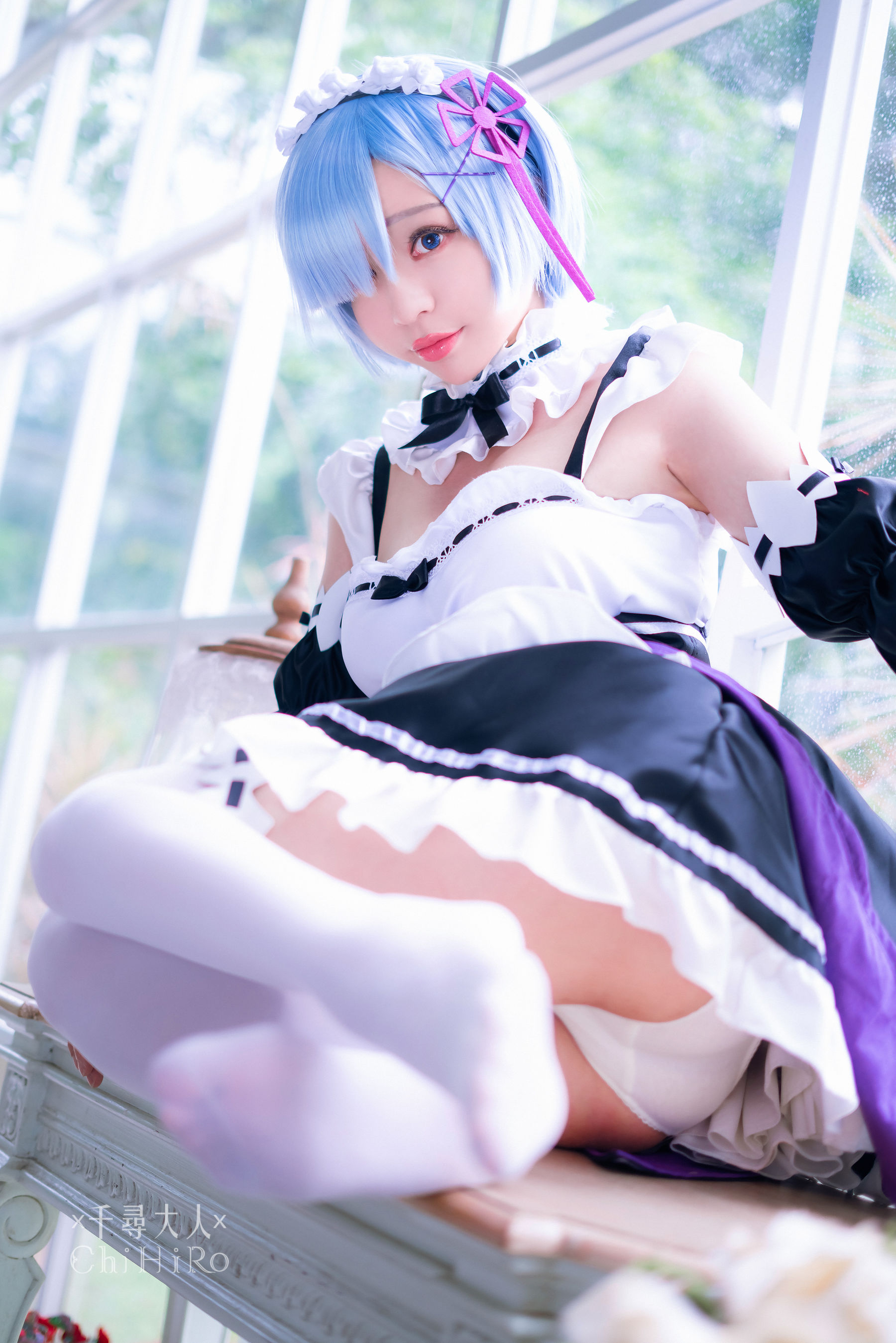 [福利COS] Cos妹子千寻 - 蕾姆Rem