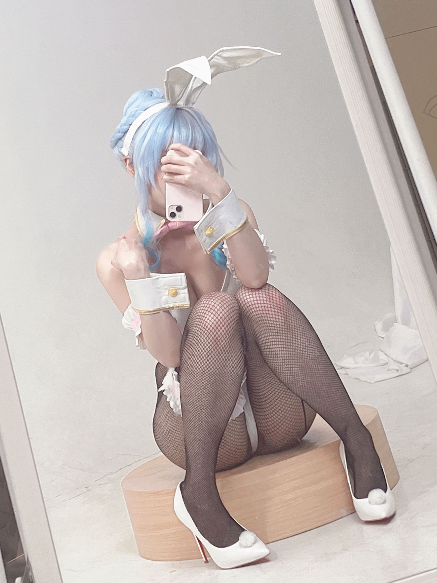 [福利COS] COS福利rioko凉凉子 - 雪女兔女郎