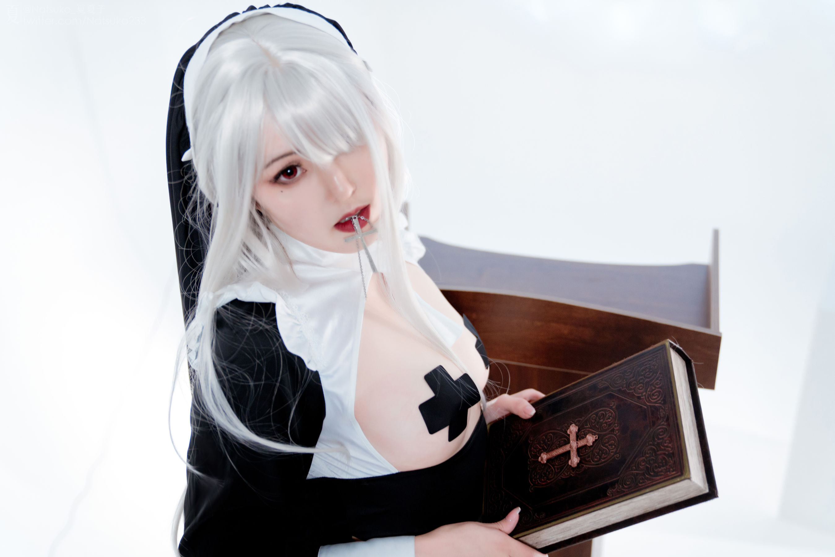 [福利COS] Natsuko夏夏子 - 反差修女
