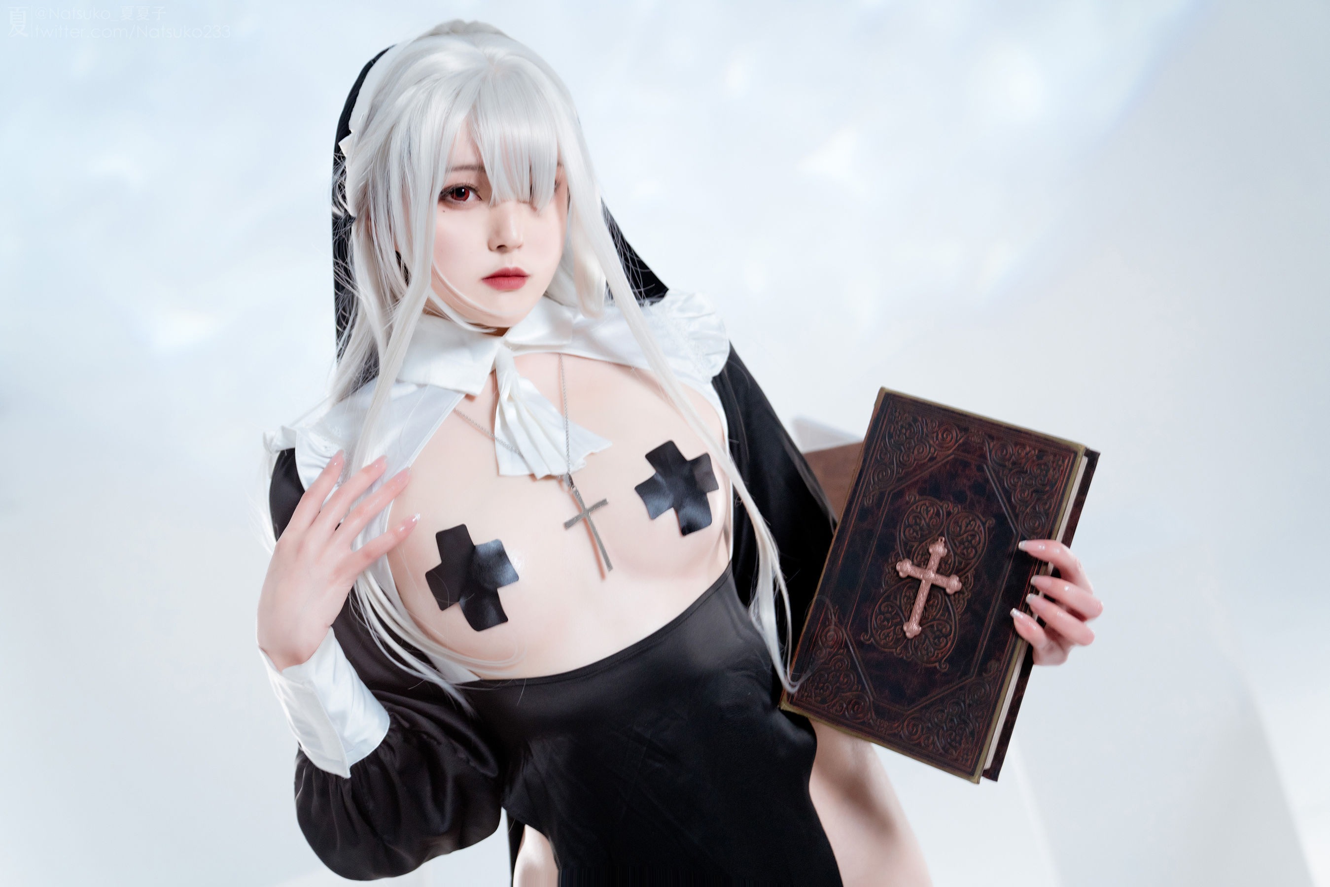 [福利COS] Natsuko夏夏子 - 反差修女