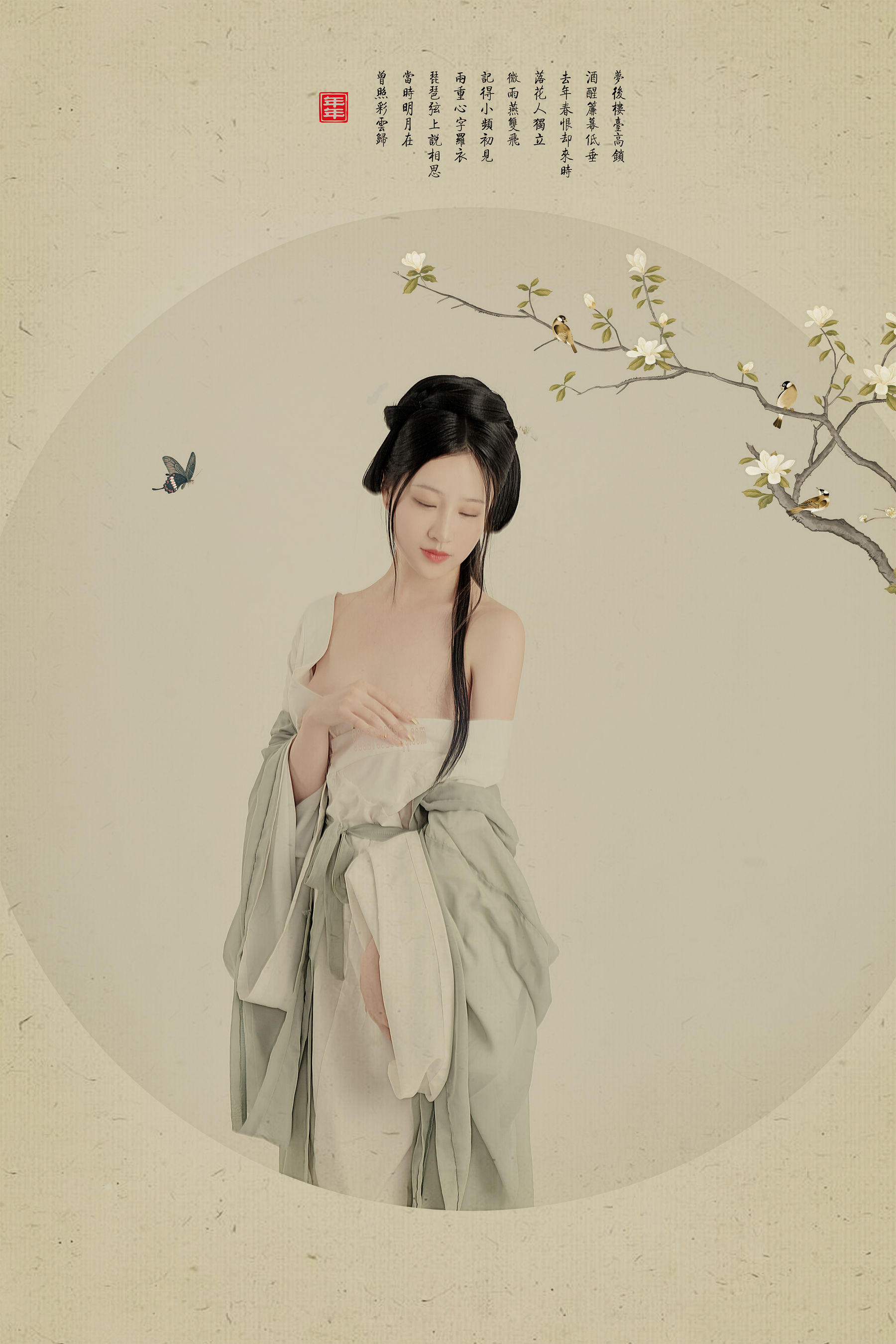 [福利COS] Nnian - 白玉兰