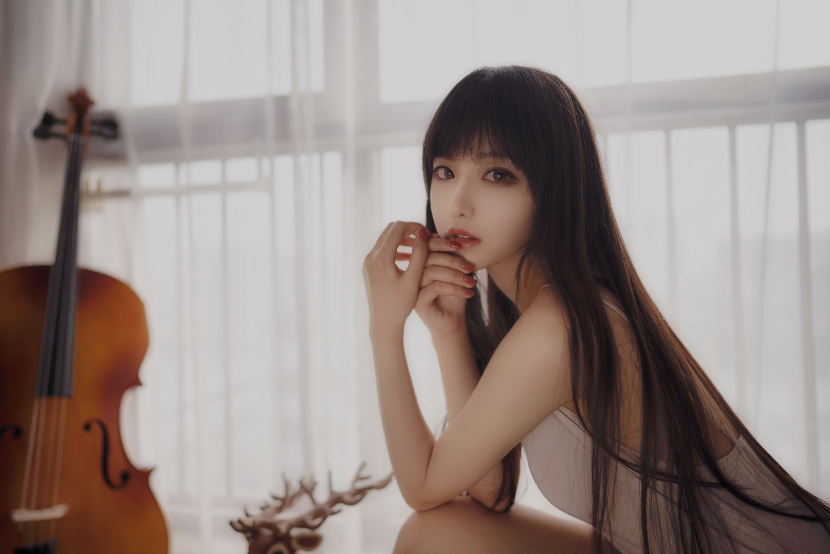 [福利COS] Shika小鹿鹿 - 长发姑娘