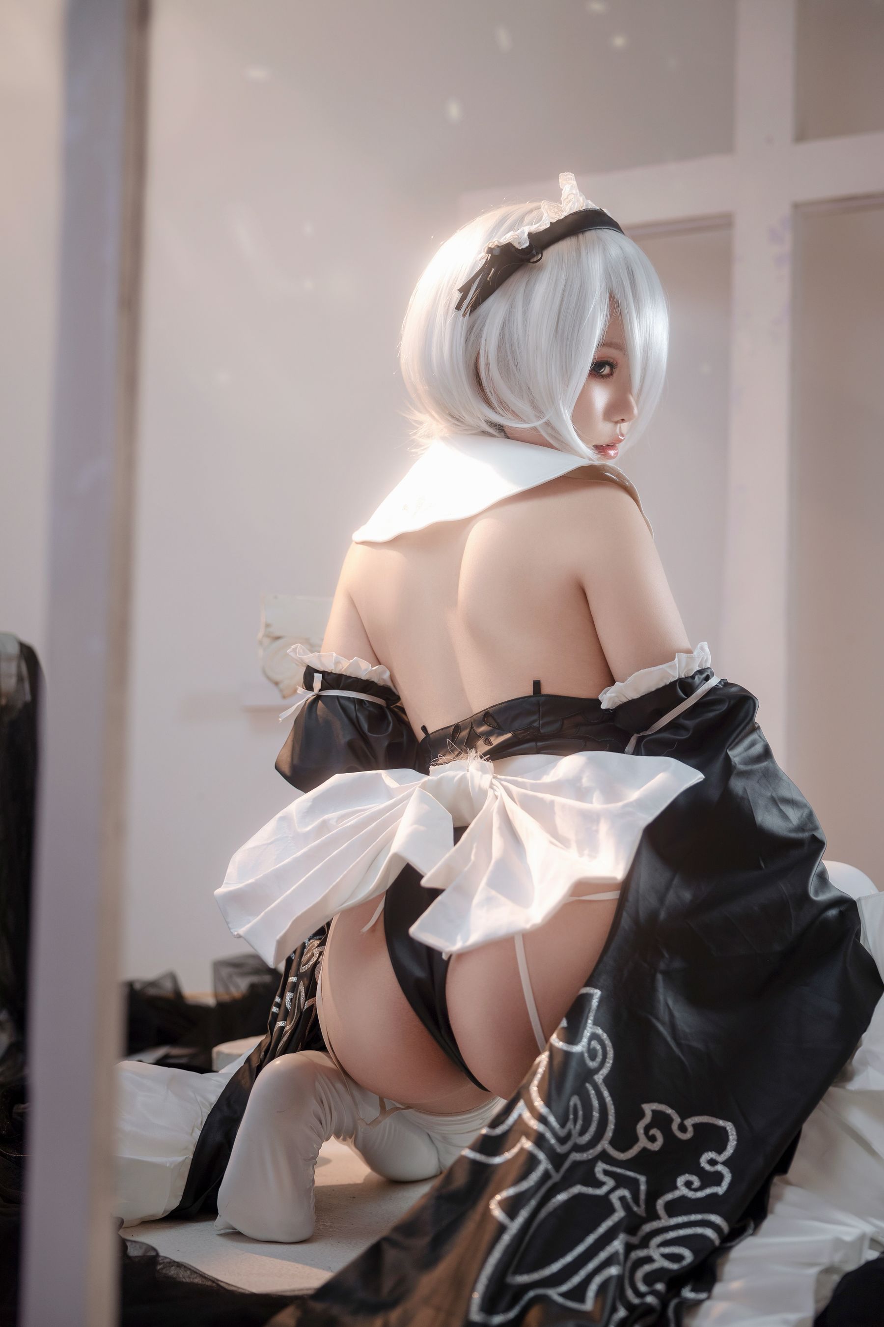 [福利COS] 七七娜娜子 - 2B女仆