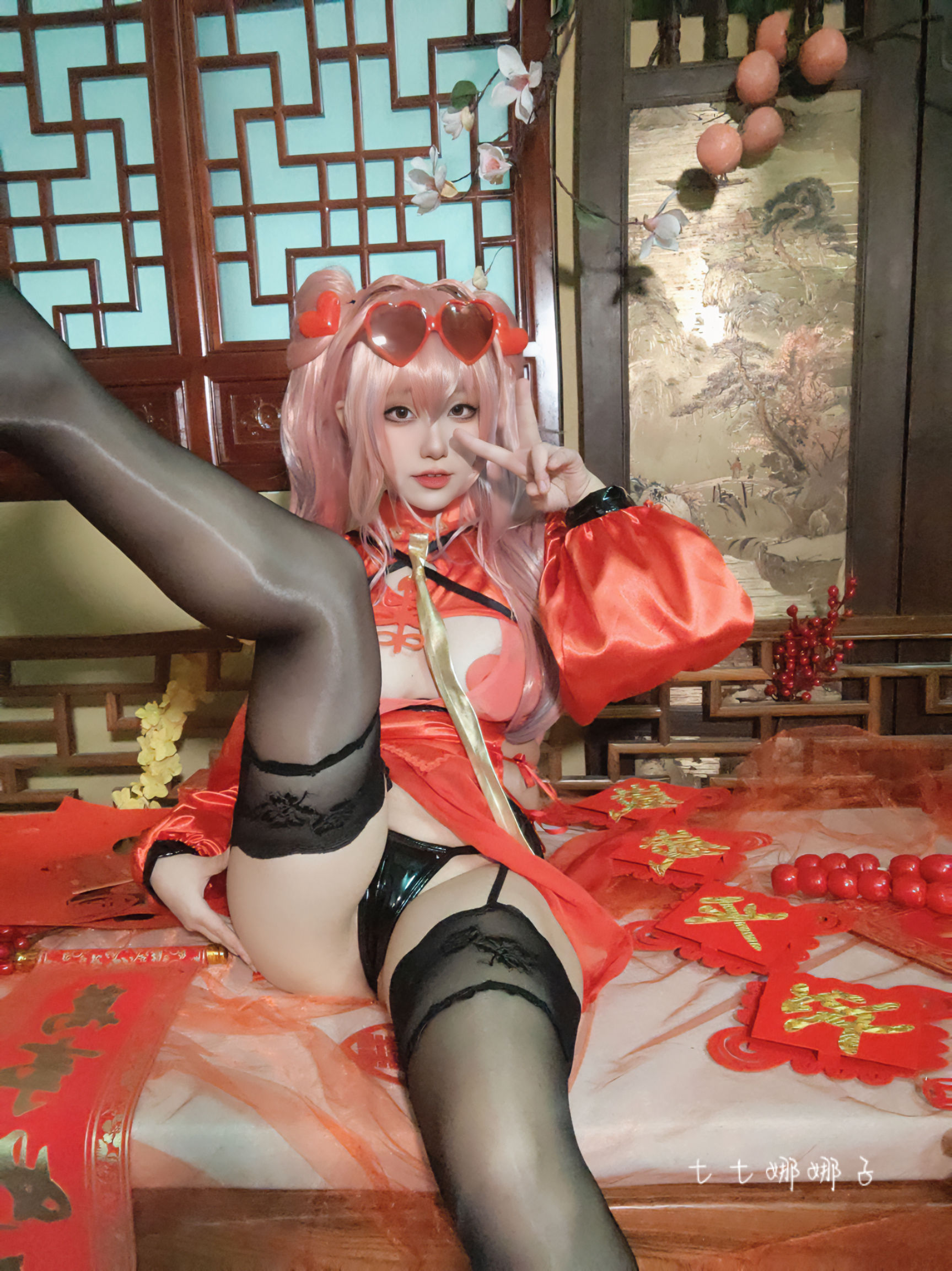 [福利COS] 七七娜娜子 - 布莱默顿新春旗袍