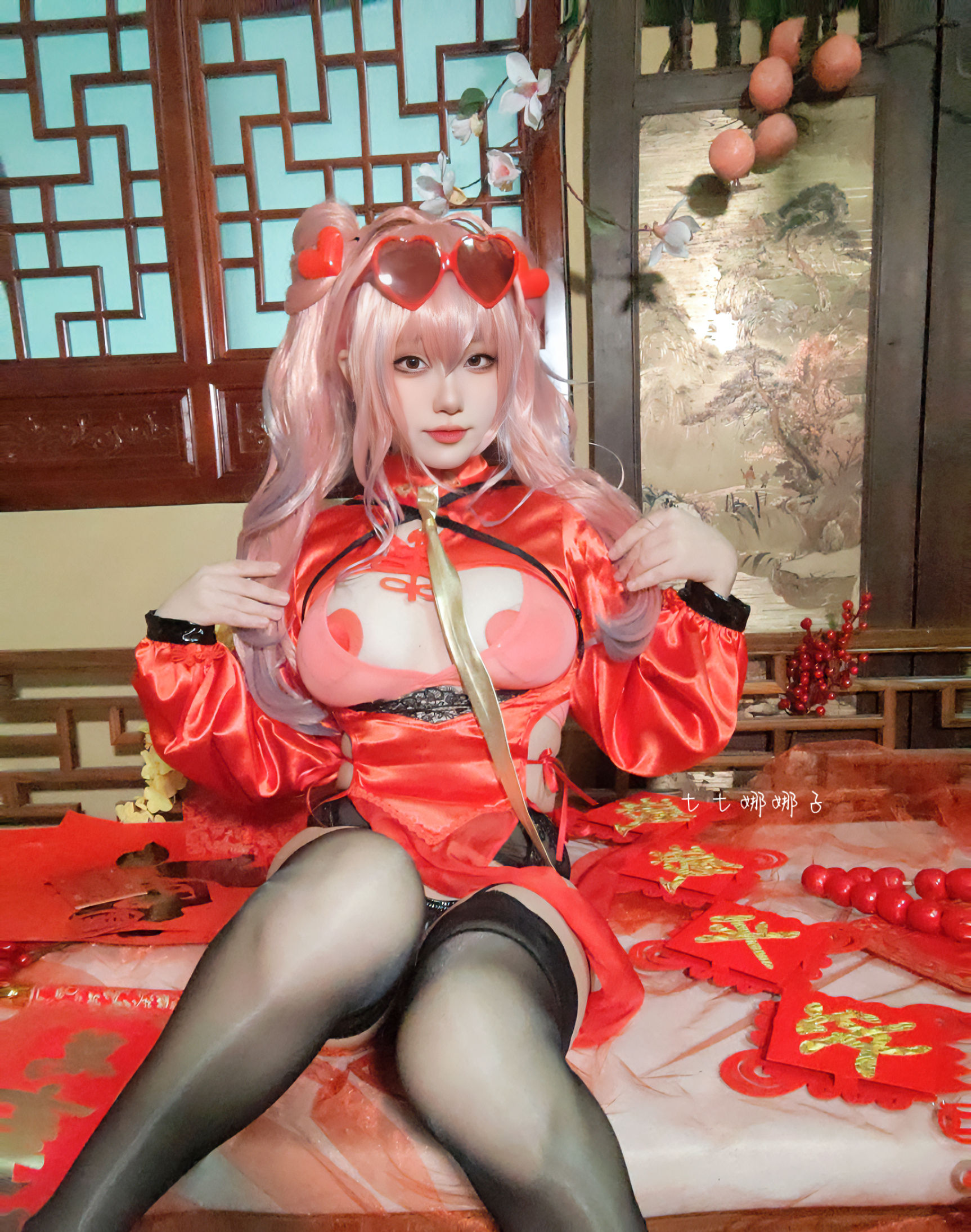 [福利COS] 七七娜娜子 - 布莱默顿新春旗袍