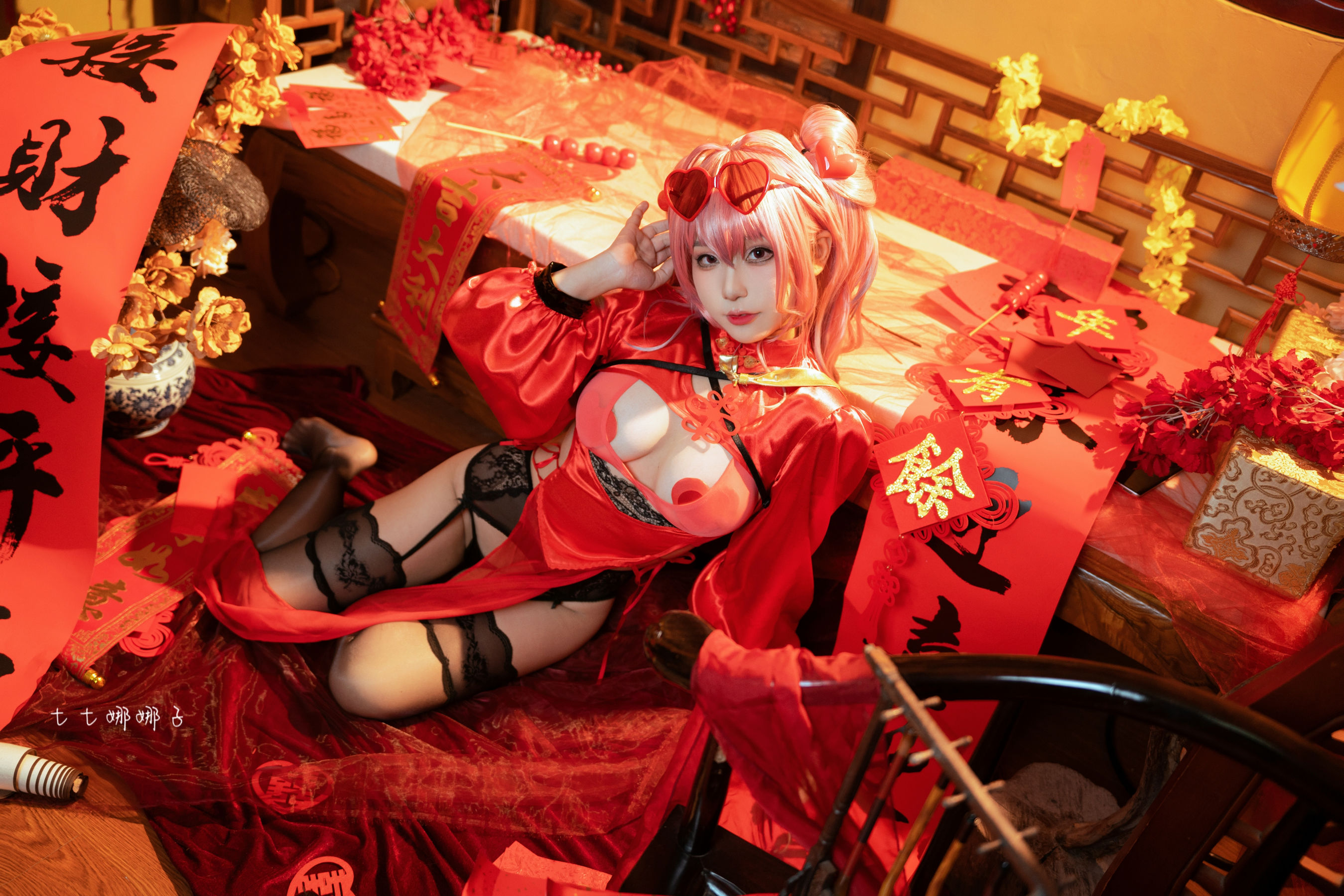 [福利COS] 七七娜娜子 - 布莱默顿新春旗袍