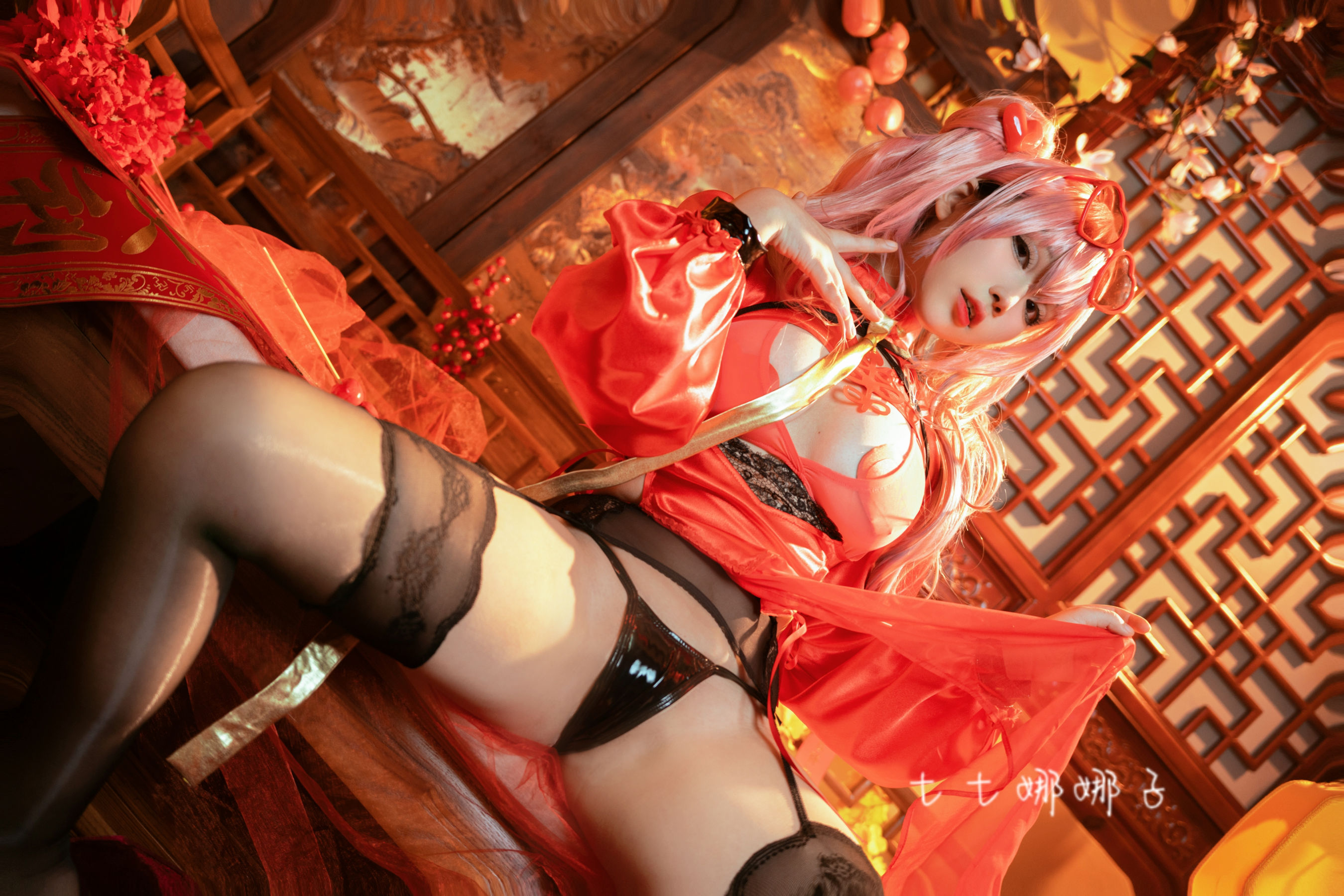[福利COS] 七七娜娜子 - 布莱默顿新春旗袍