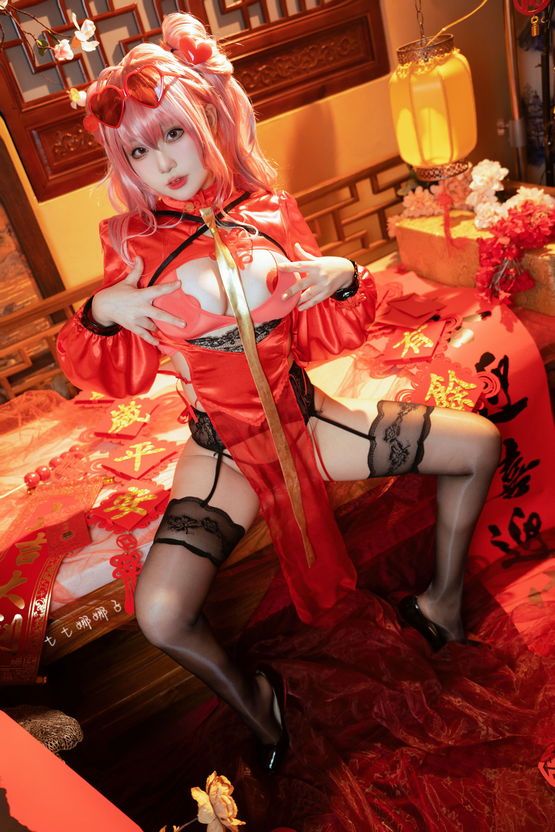 [福利COS] 七七娜娜子 - 布莱默顿新春旗袍