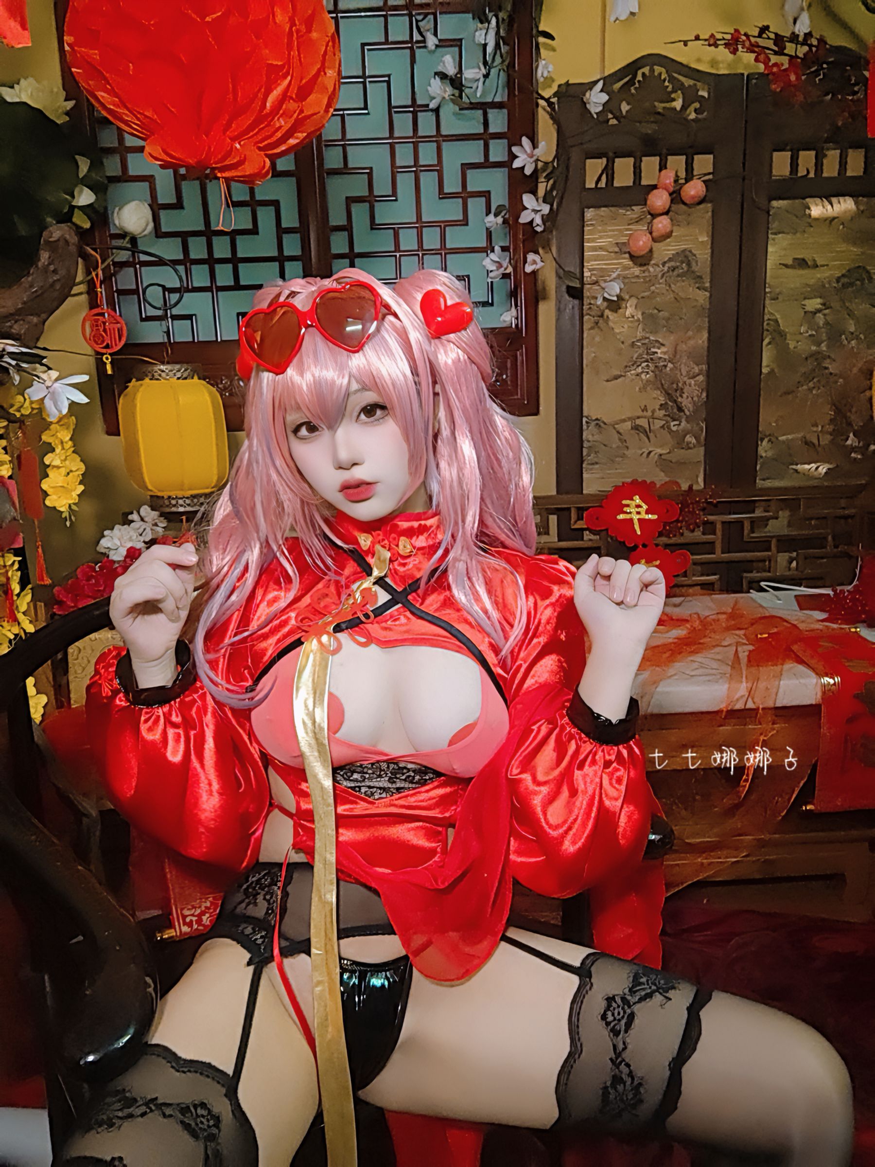 [福利COS] 七七娜娜子 - 布莱默顿新春旗袍