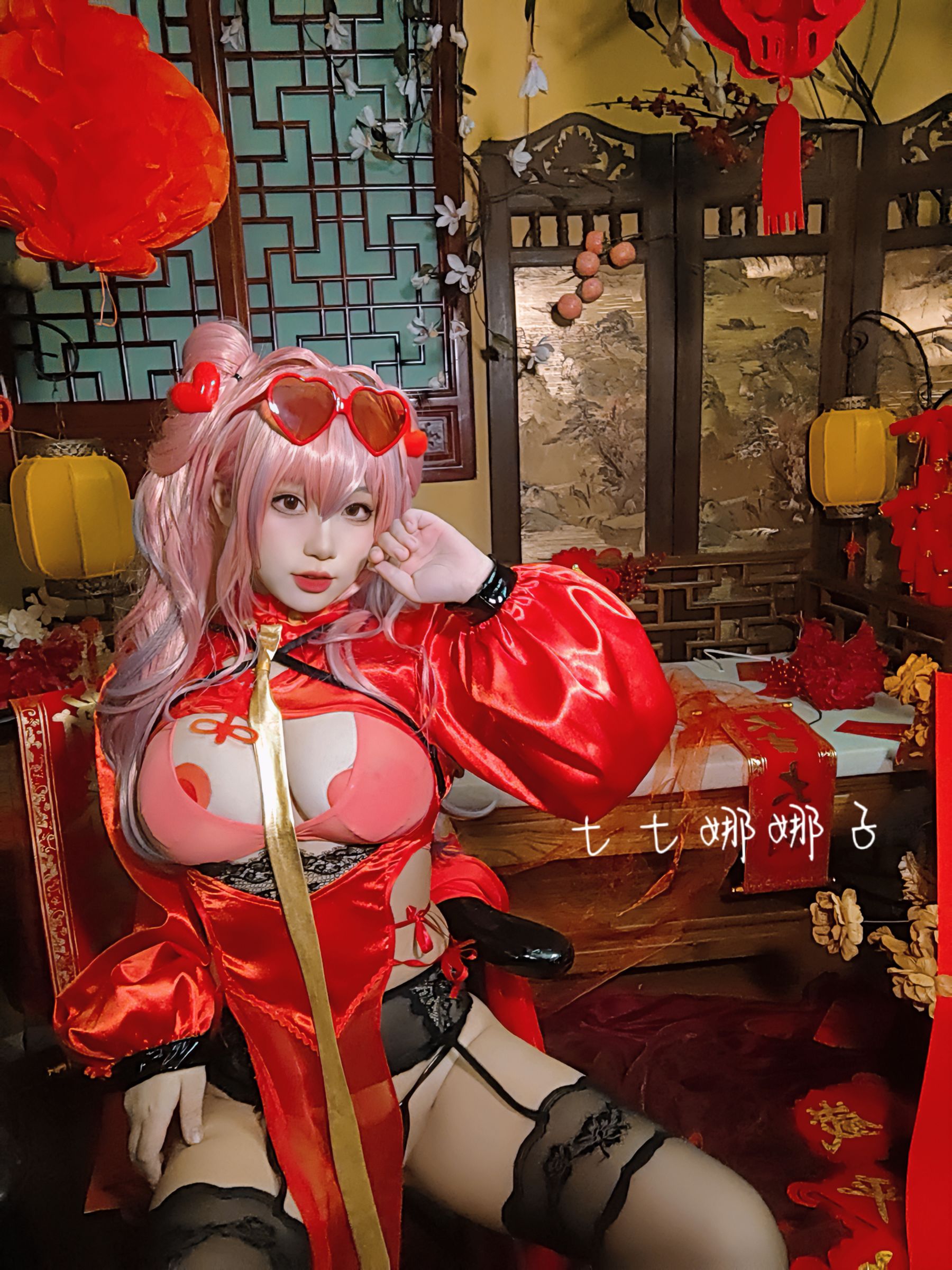 [福利COS] 七七娜娜子 - 布莱默顿新春旗袍