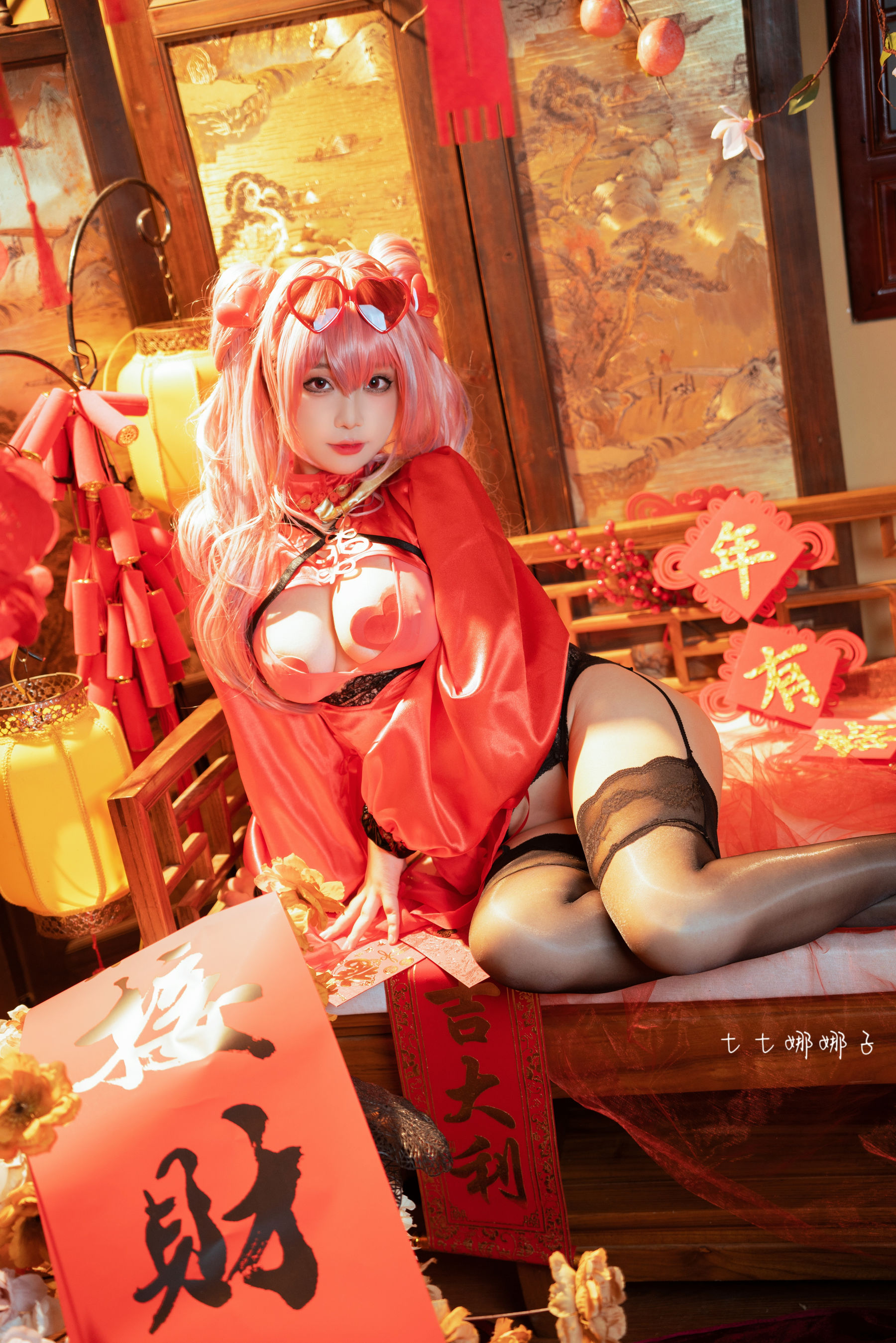 [福利COS] 七七娜娜子 - 布莱默顿新春旗袍
