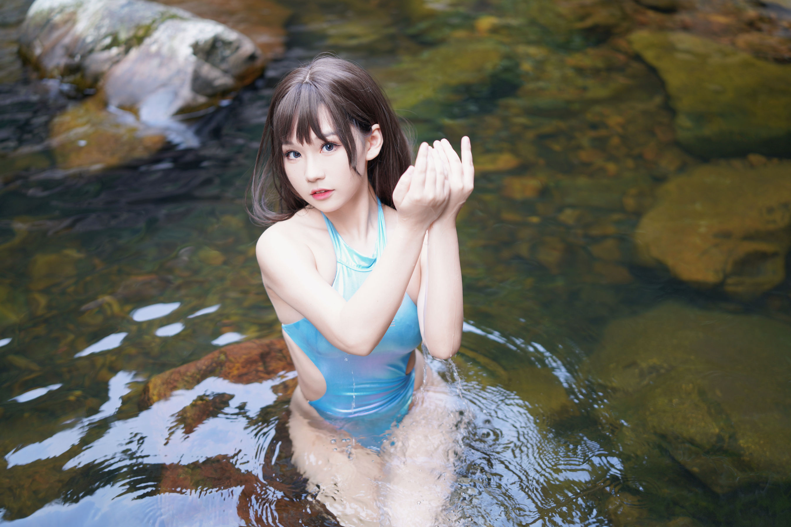[福利COS] 七七娜娜子 - 竞泳