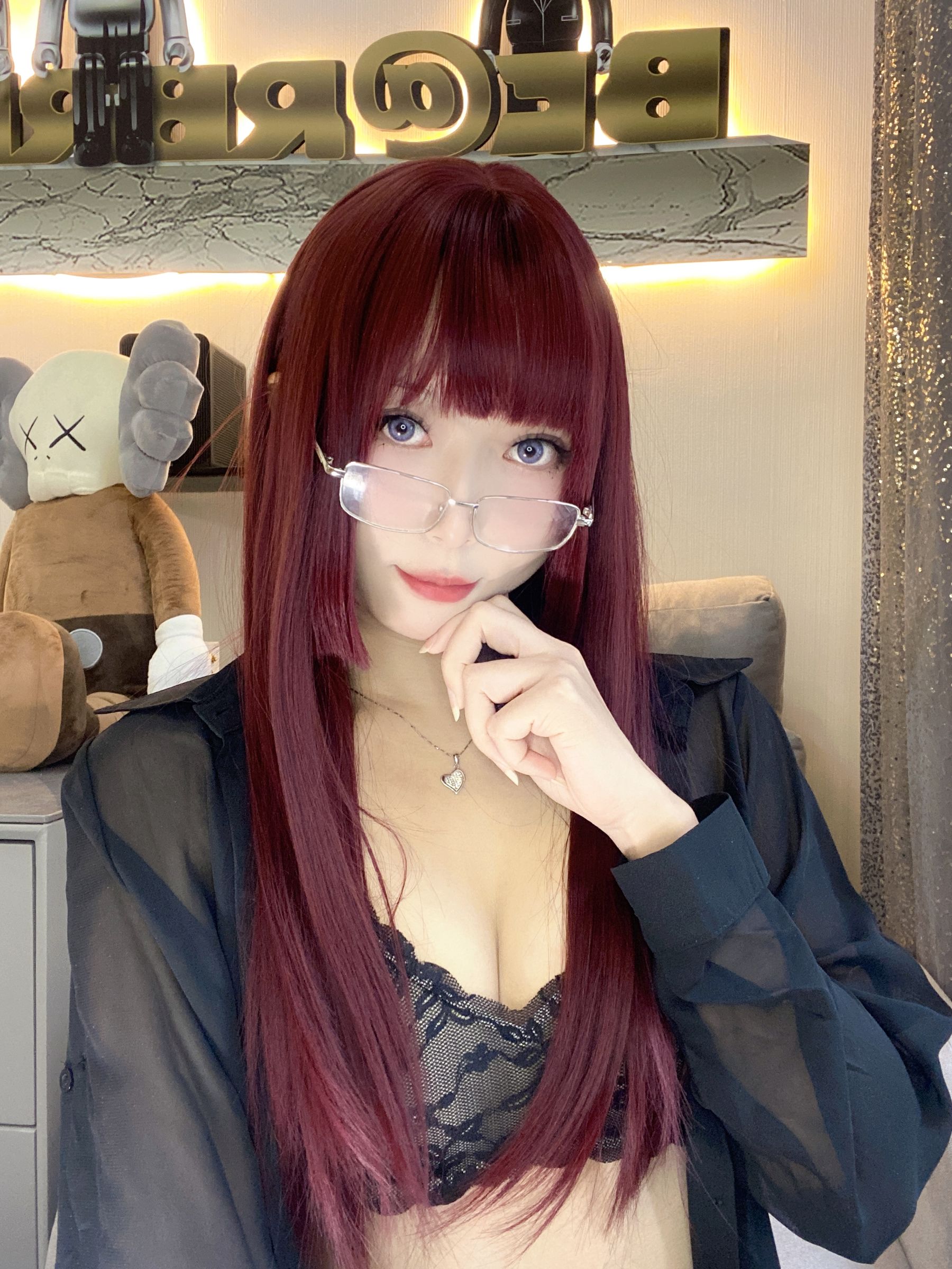 [福利COS] 动漫博主Money冷冷 - 黑衬衫