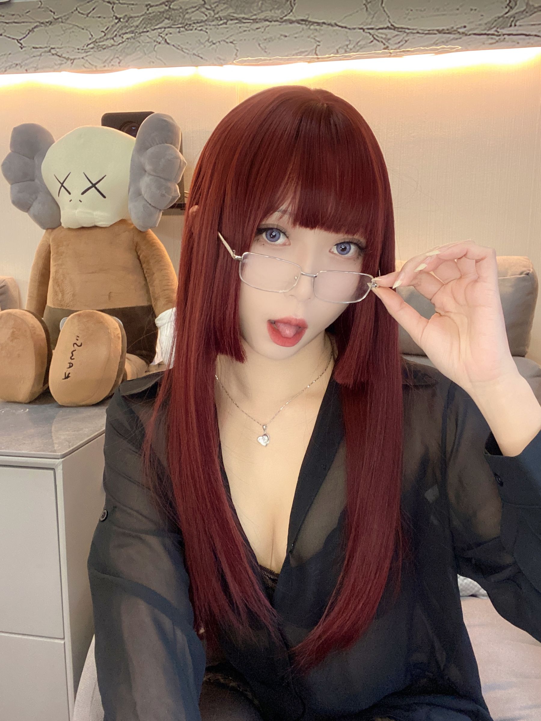 [福利COS] 动漫博主Money冷冷 - 黑衬衫