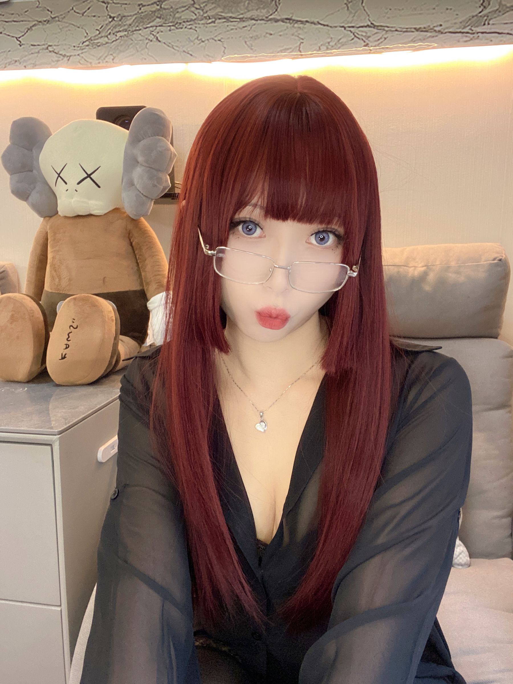 [福利COS] 动漫博主Money冷冷 - 黑衬衫