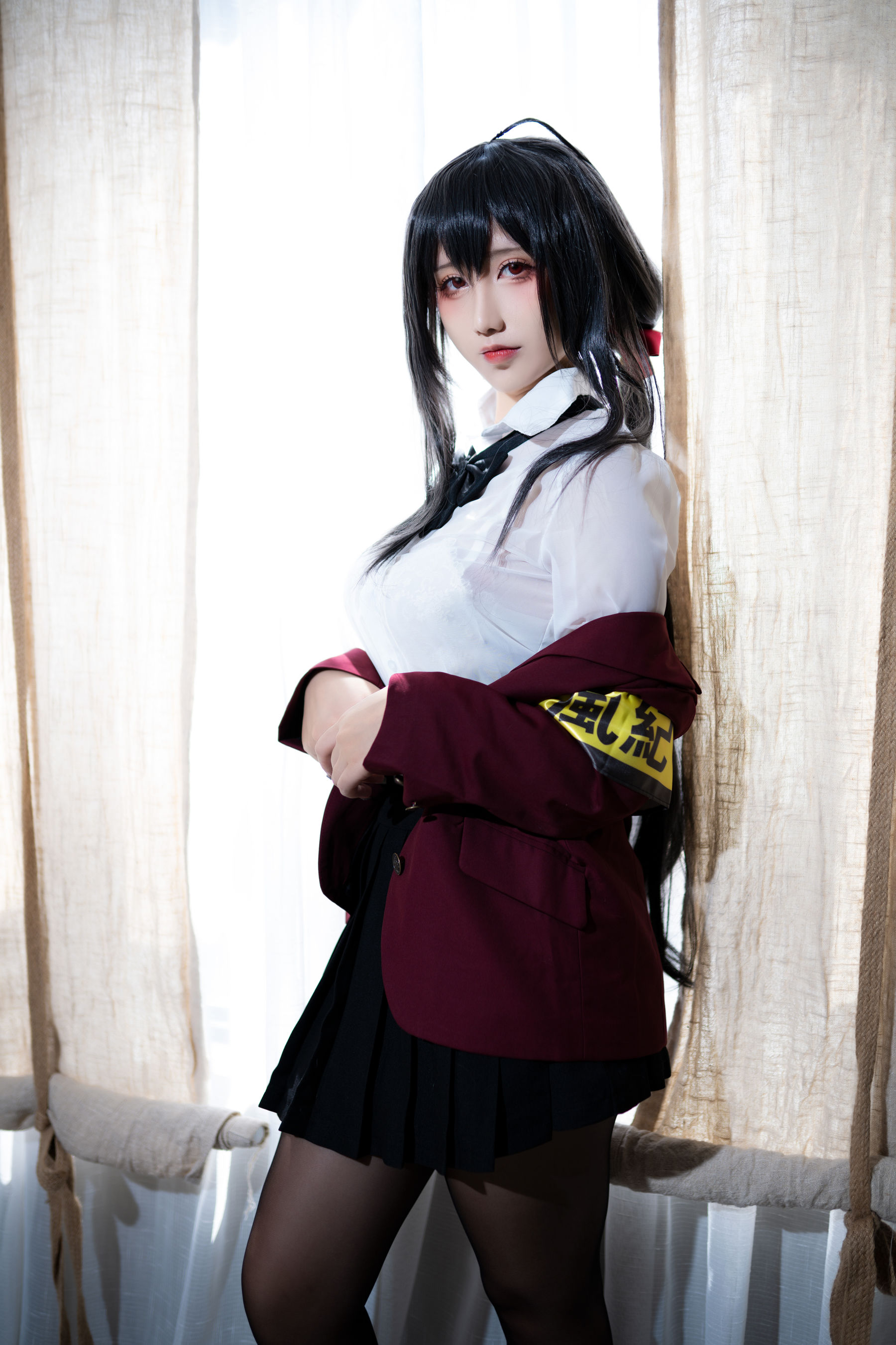 [福利COS] 动漫博主九曲Jean - 大凤风纪委员