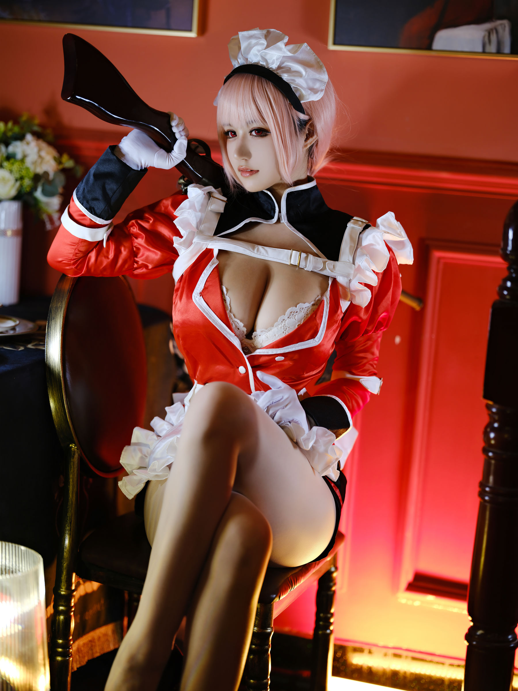 [福利COS] 动漫博主小仓千代w - 南丁女仆