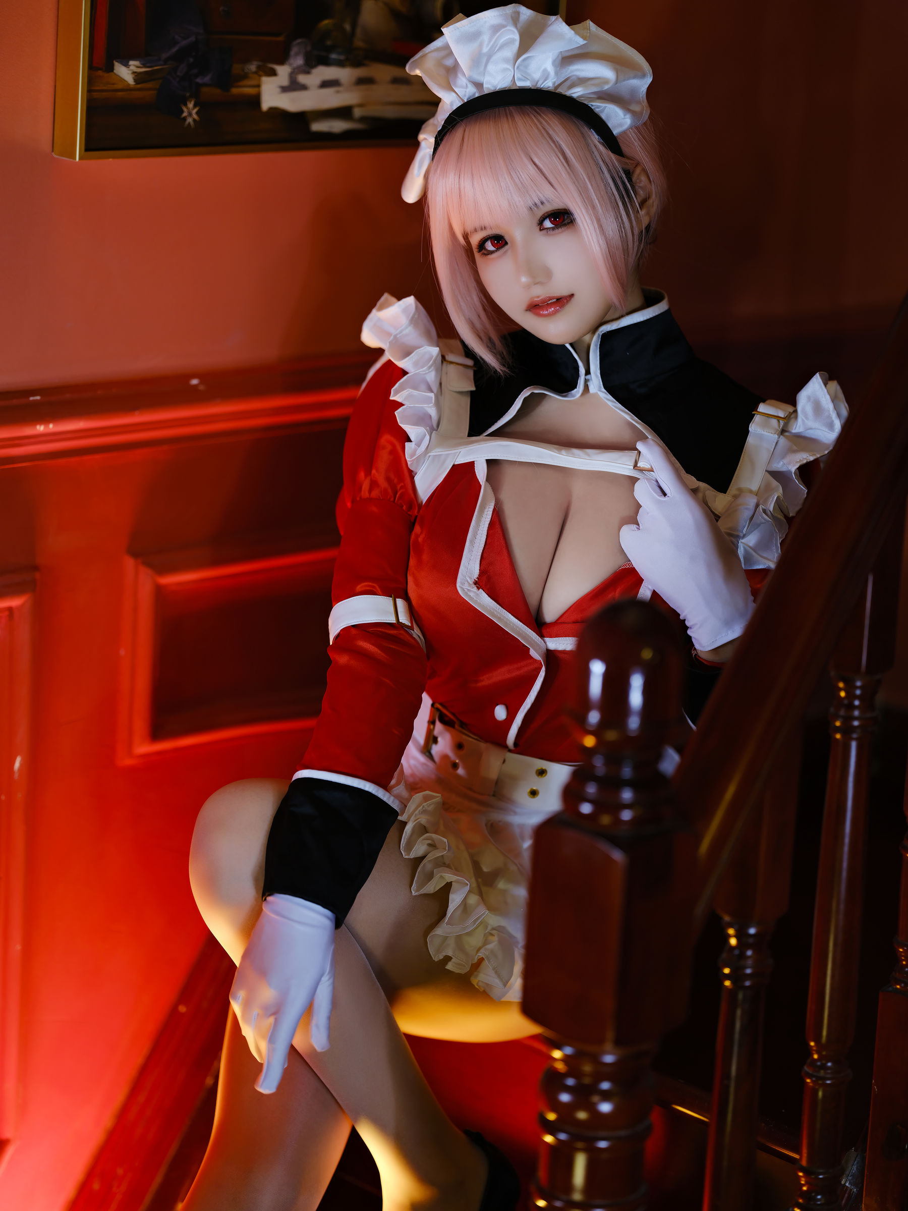 [福利COS] 动漫博主小仓千代w - 南丁女仆
