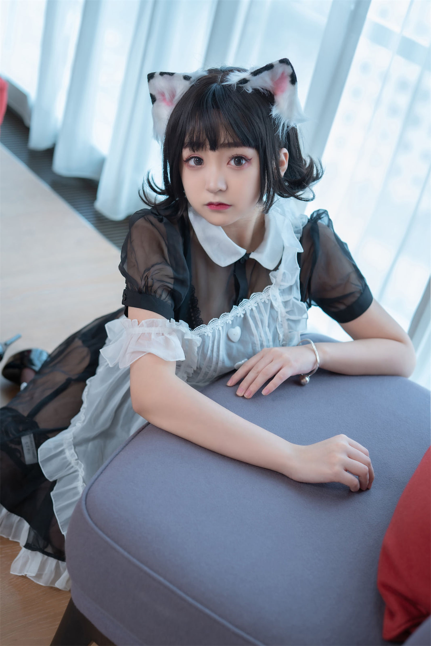 [福利COS] 动漫博主恩田直幸 - 奶牛猫女仆