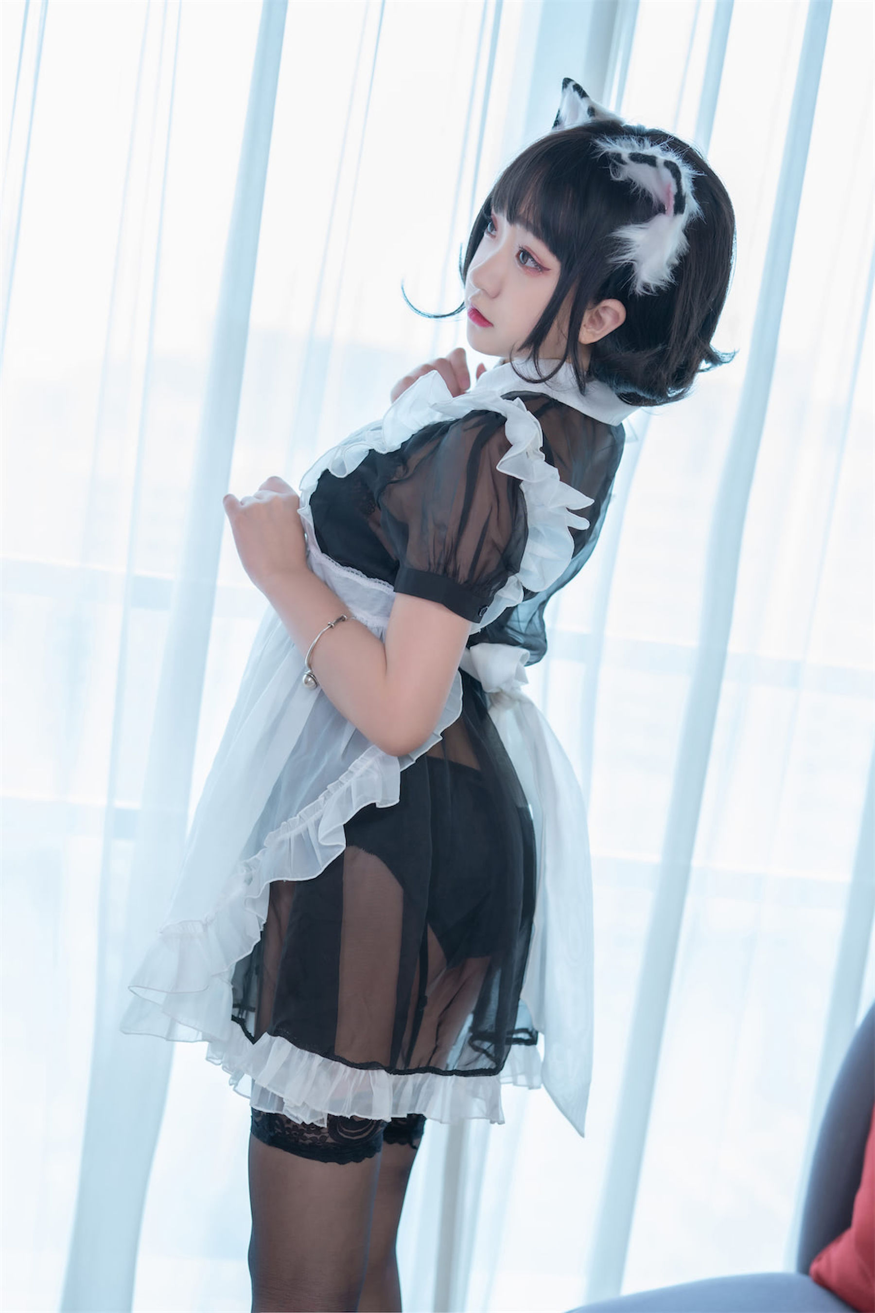 [福利COS] 动漫博主恩田直幸 - 奶牛猫女仆