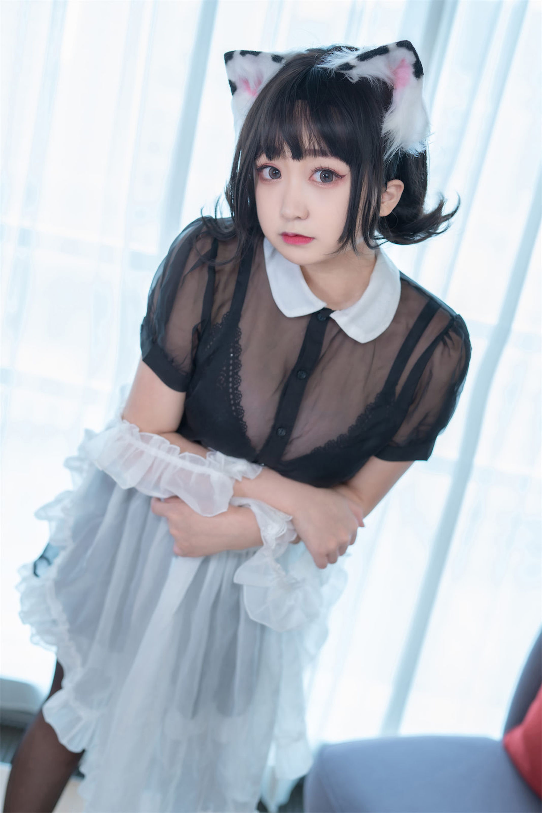 [福利COS] 动漫博主恩田直幸 - 奶牛猫女仆