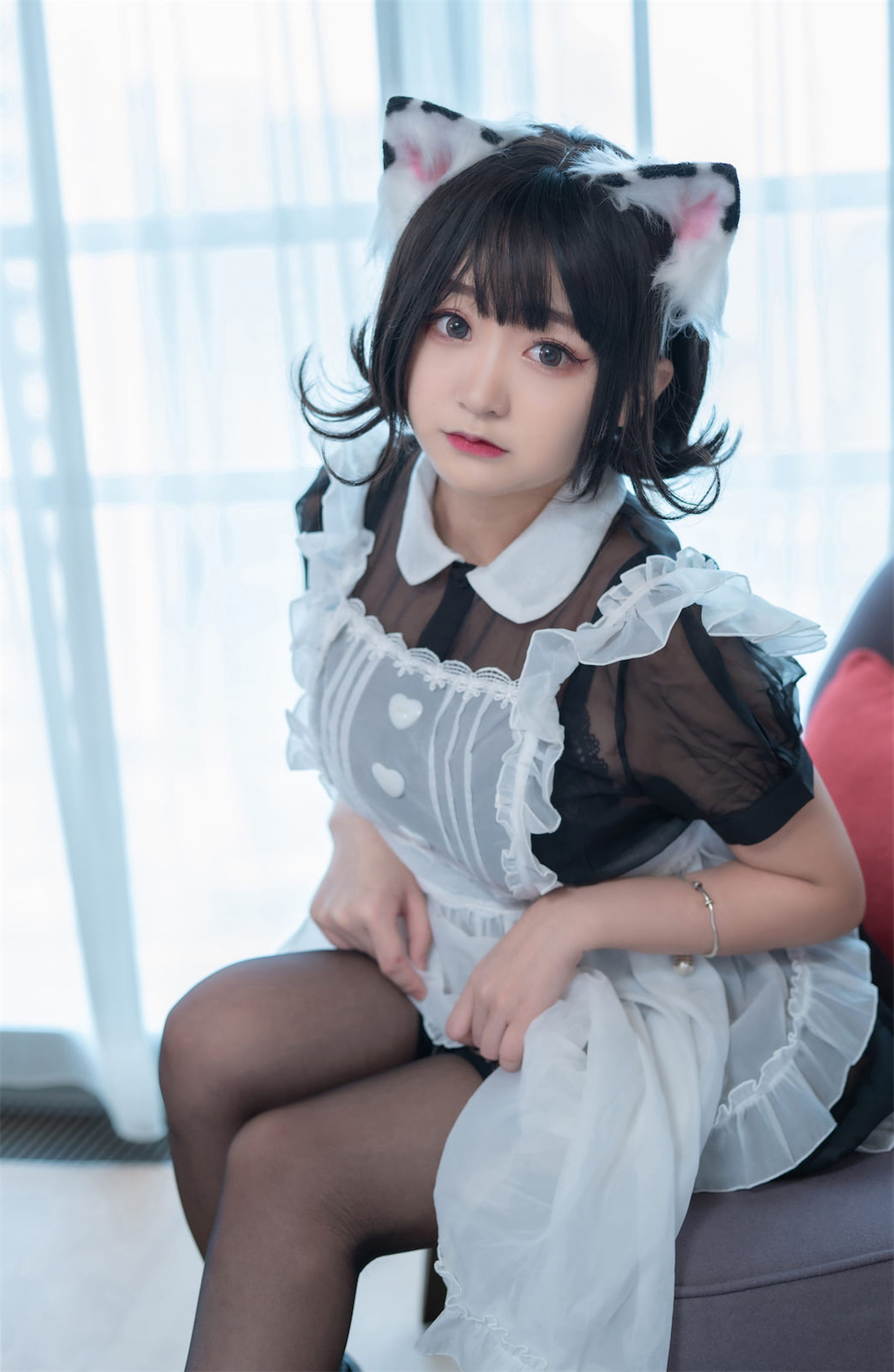[福利COS] 动漫博主恩田直幸 - 奶牛猫女仆