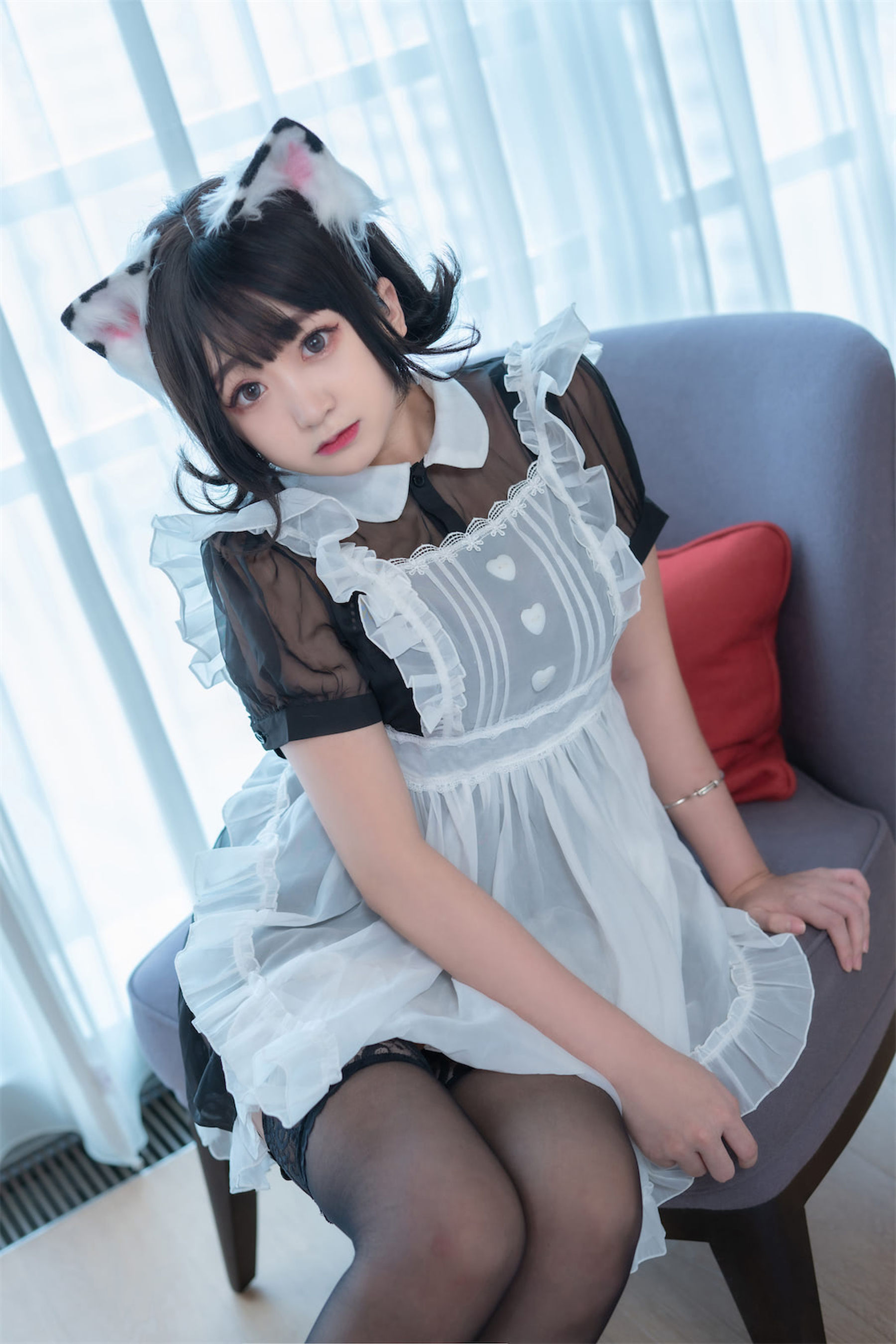 [福利COS] 动漫博主恩田直幸 - 奶牛猫女仆